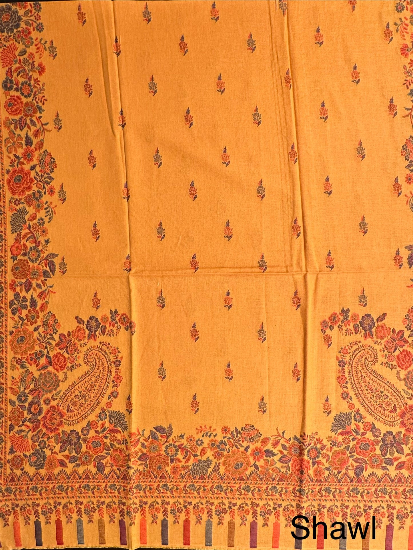 Mustard Woolen Shawl
