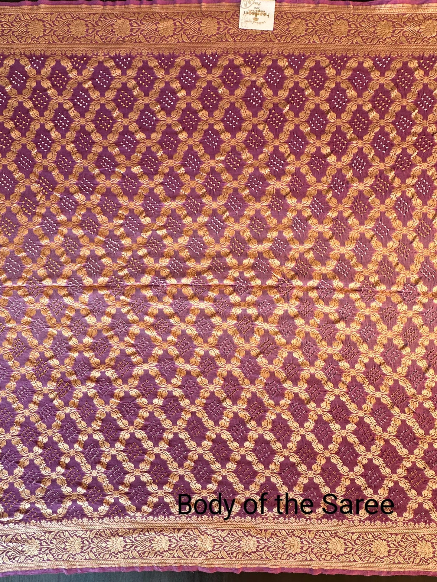 Pure Georgette Gharchola Bandhej Saree