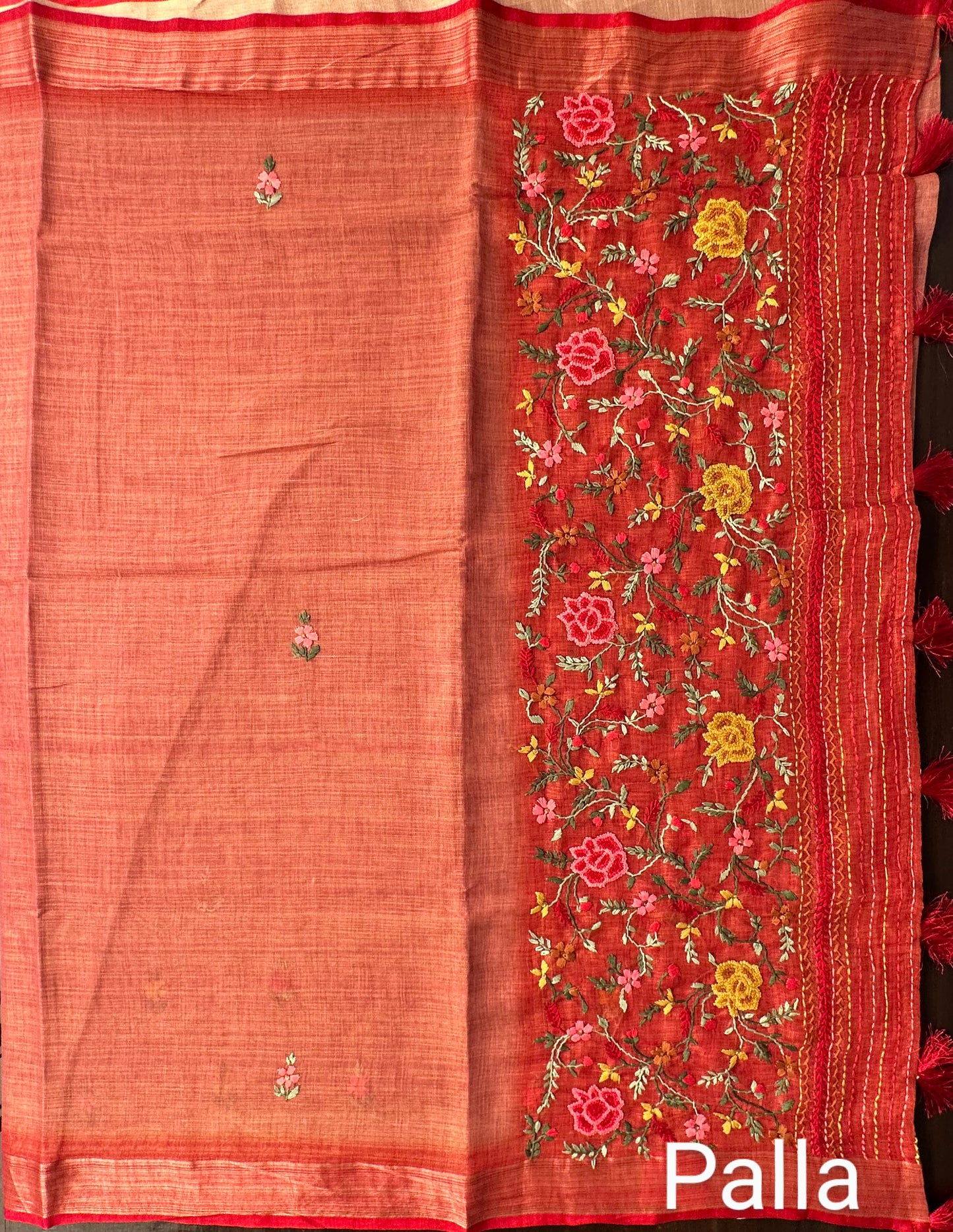 Cotton Saree with Embroidery