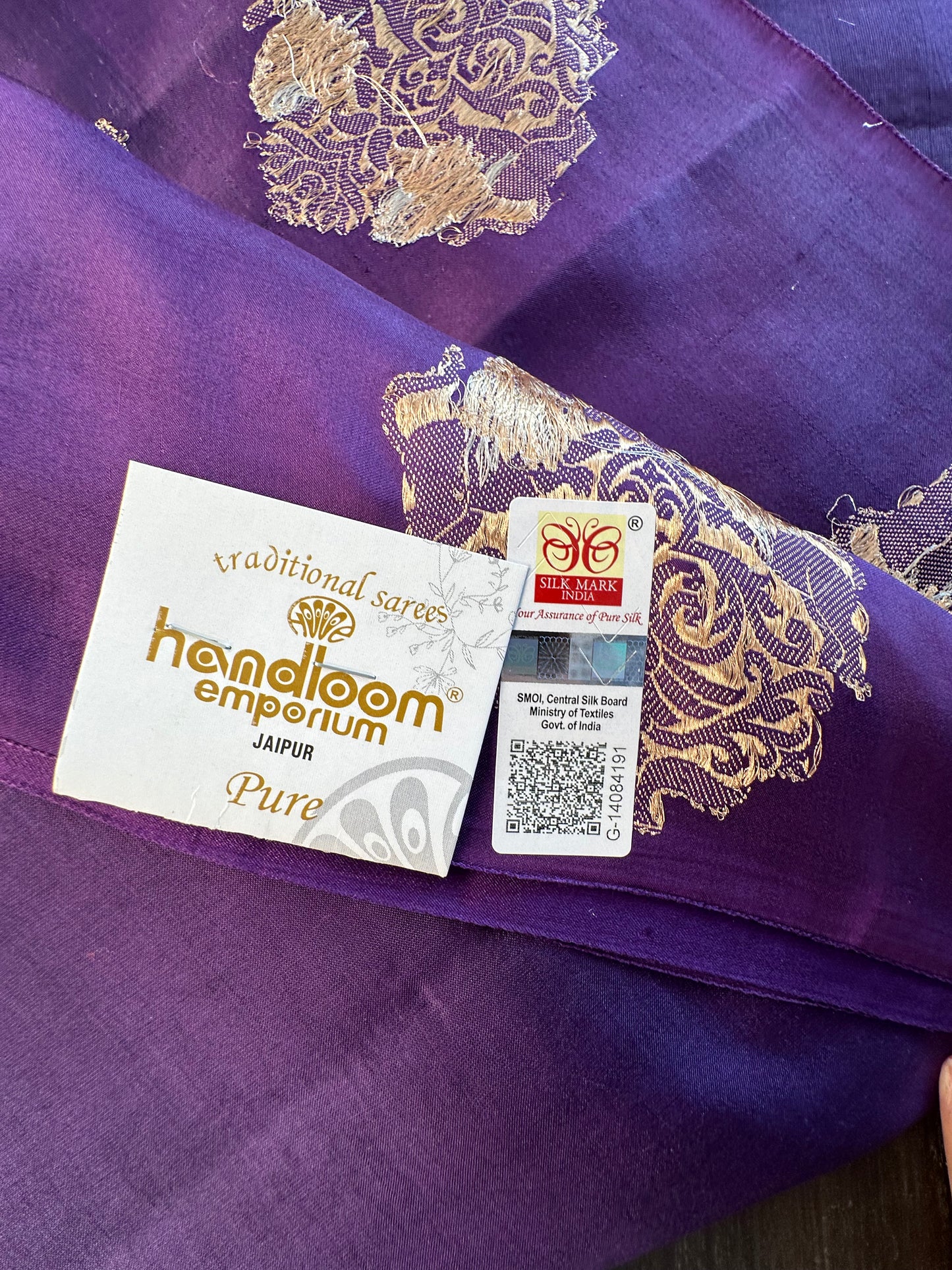 Olive Green Banarasi Satin Saree