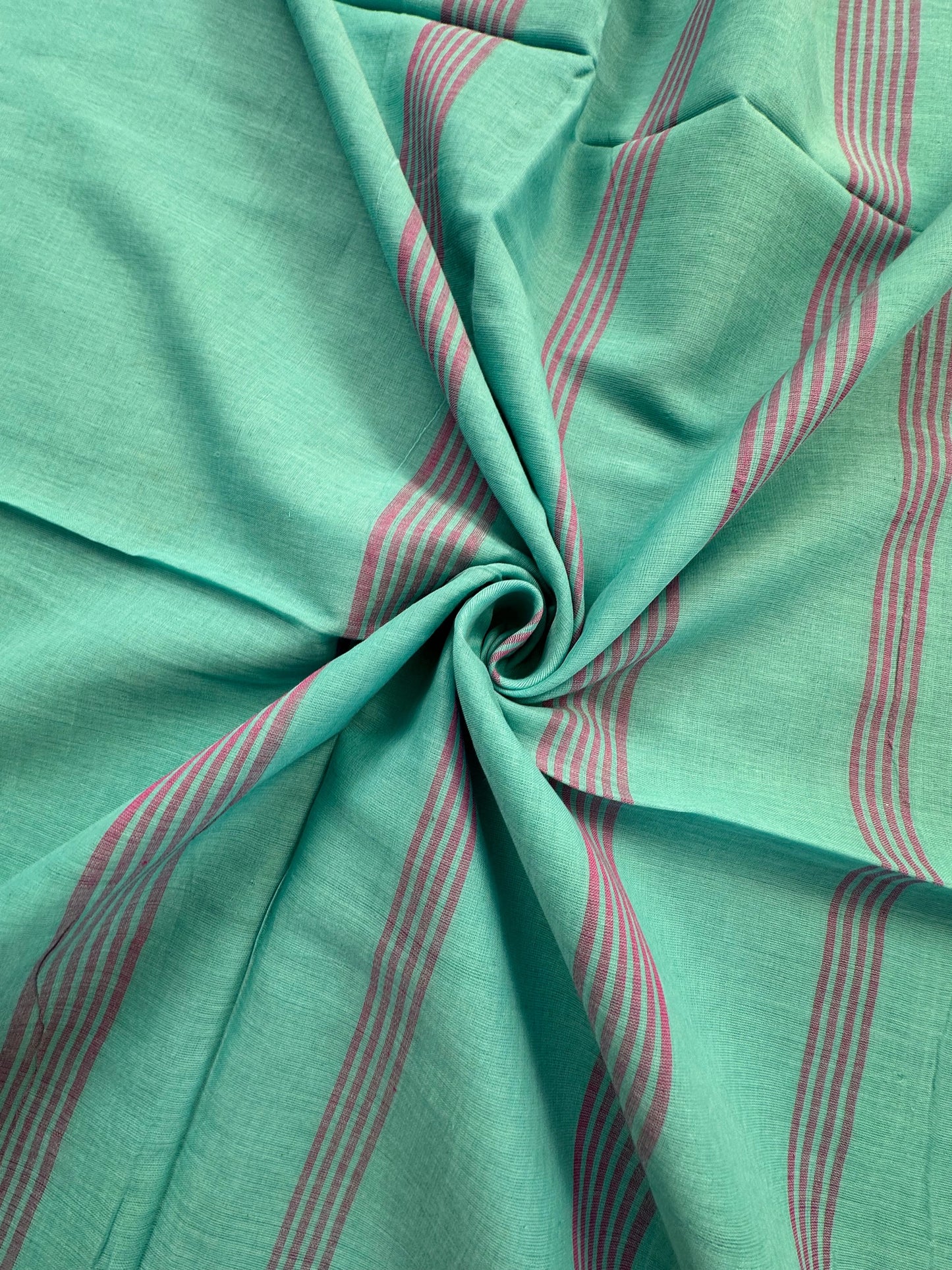 Sea Green-Purple Tripura Cotton Saree