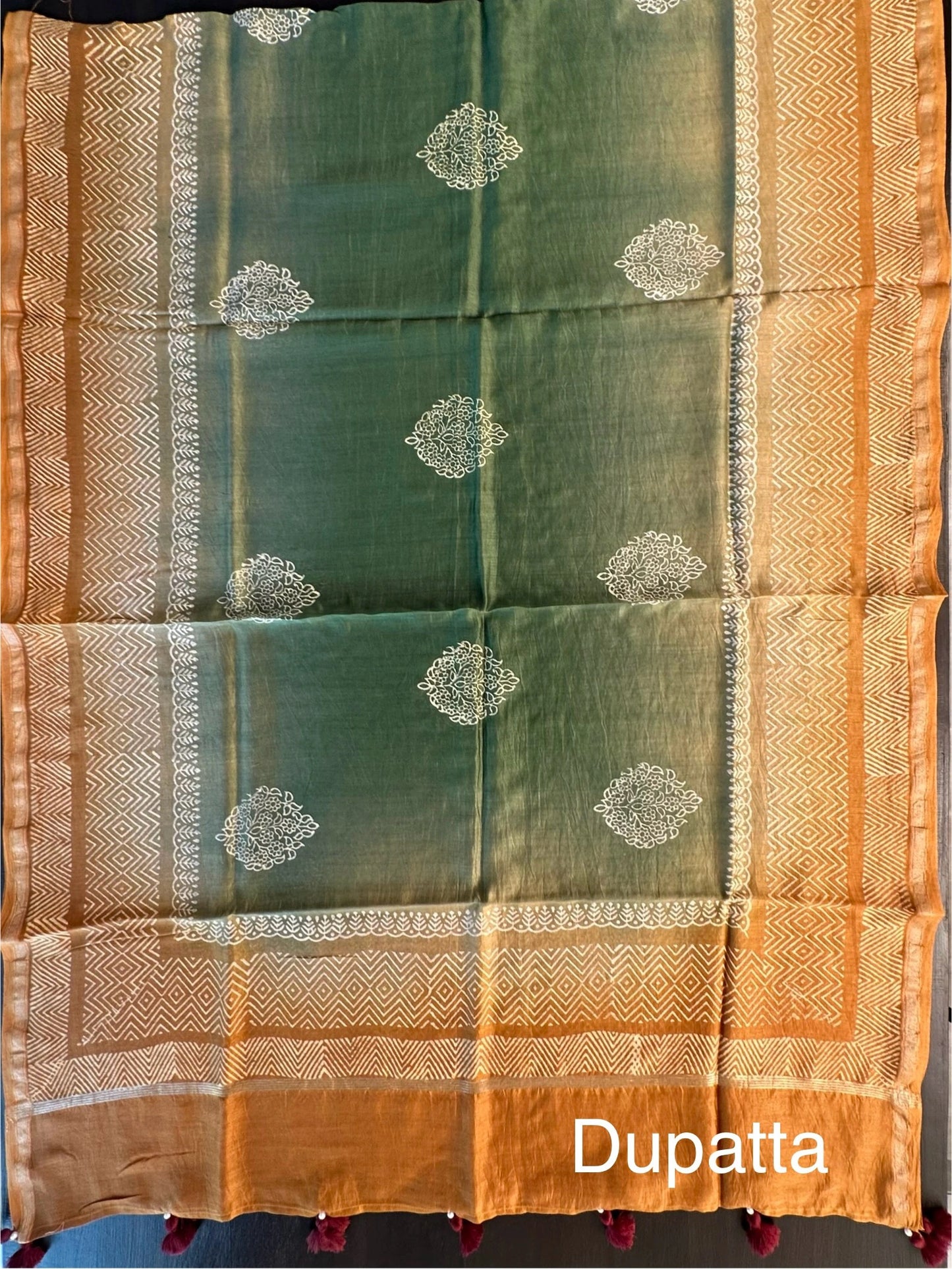 Pure Chanderi 3-Piece Suit
