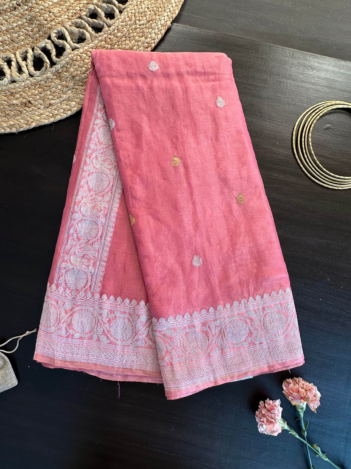 Georgette Tissue Saree