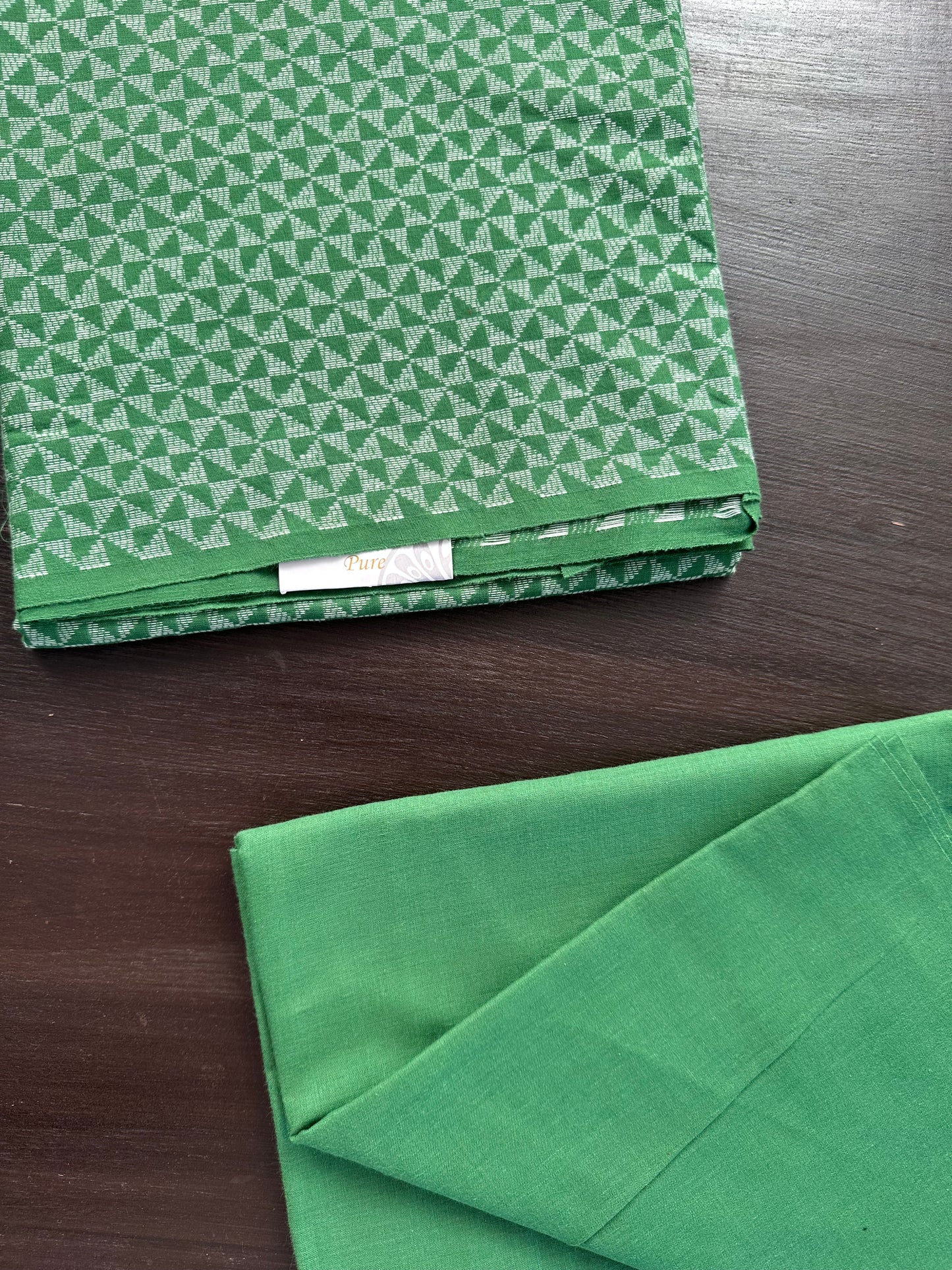 Jacquard Pure Handloom Cotton Suit
