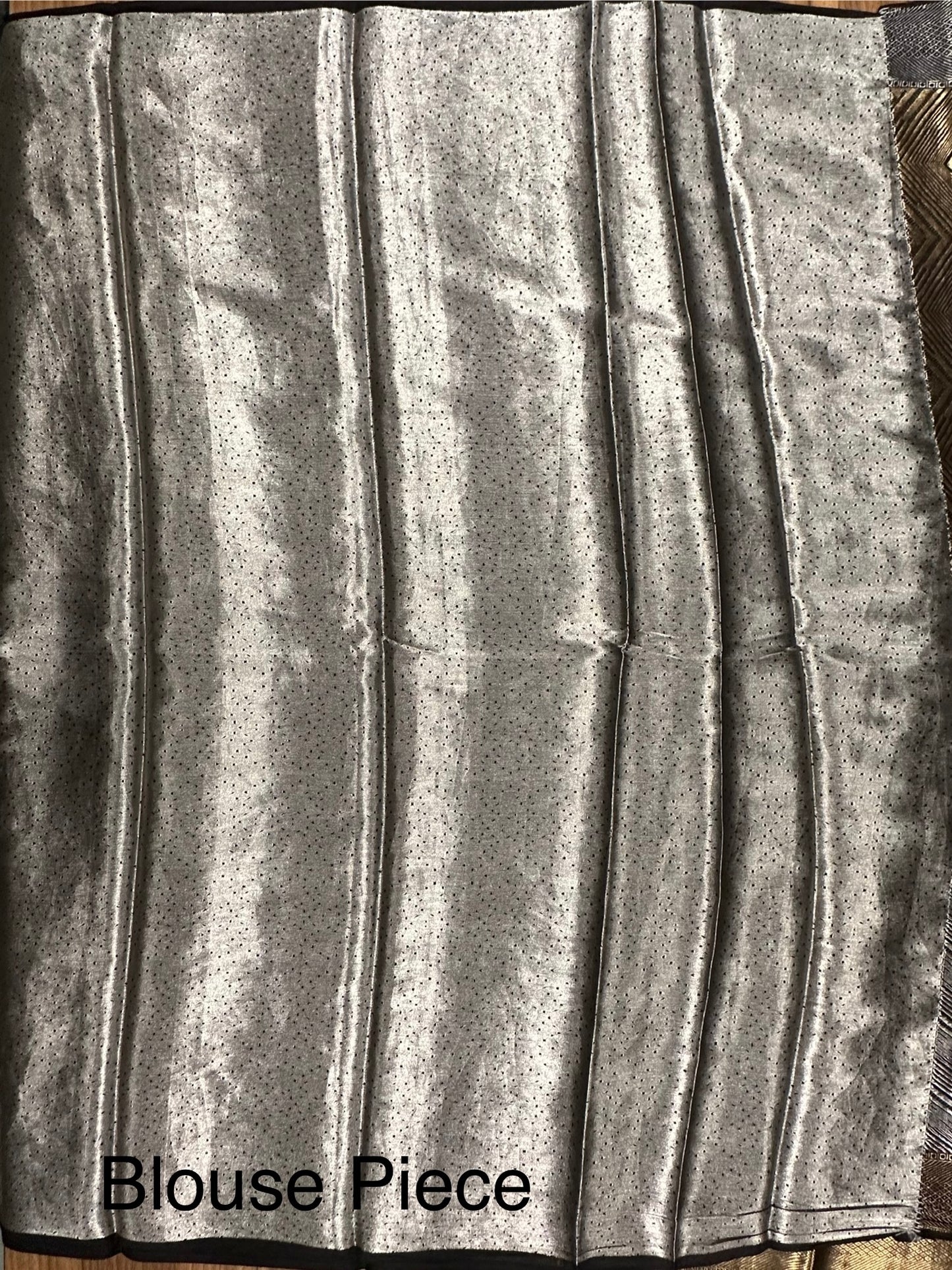 Black Pure Tissue Silk Saree