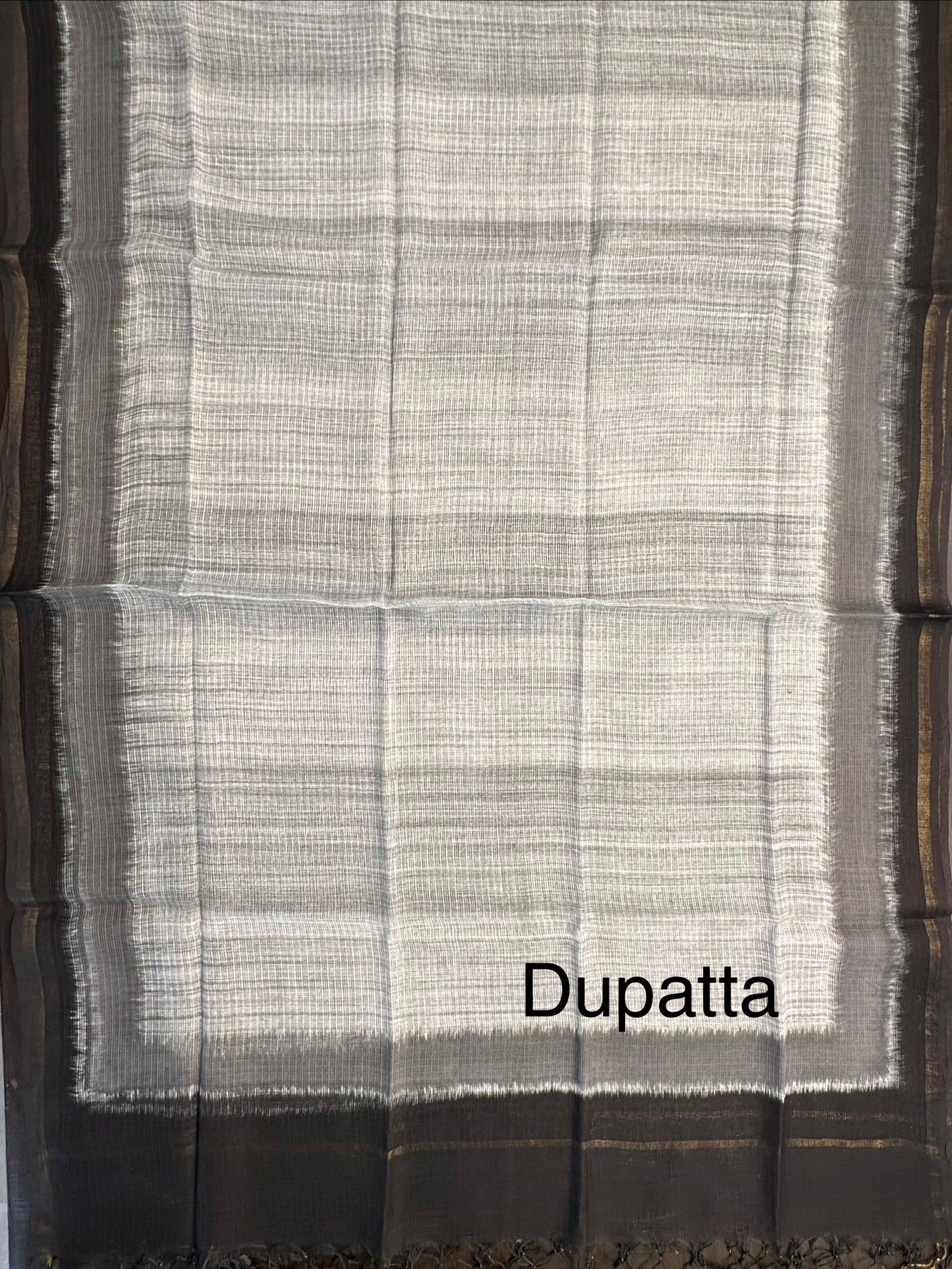 Black Jaipuri Cotton 3-Piece Suit