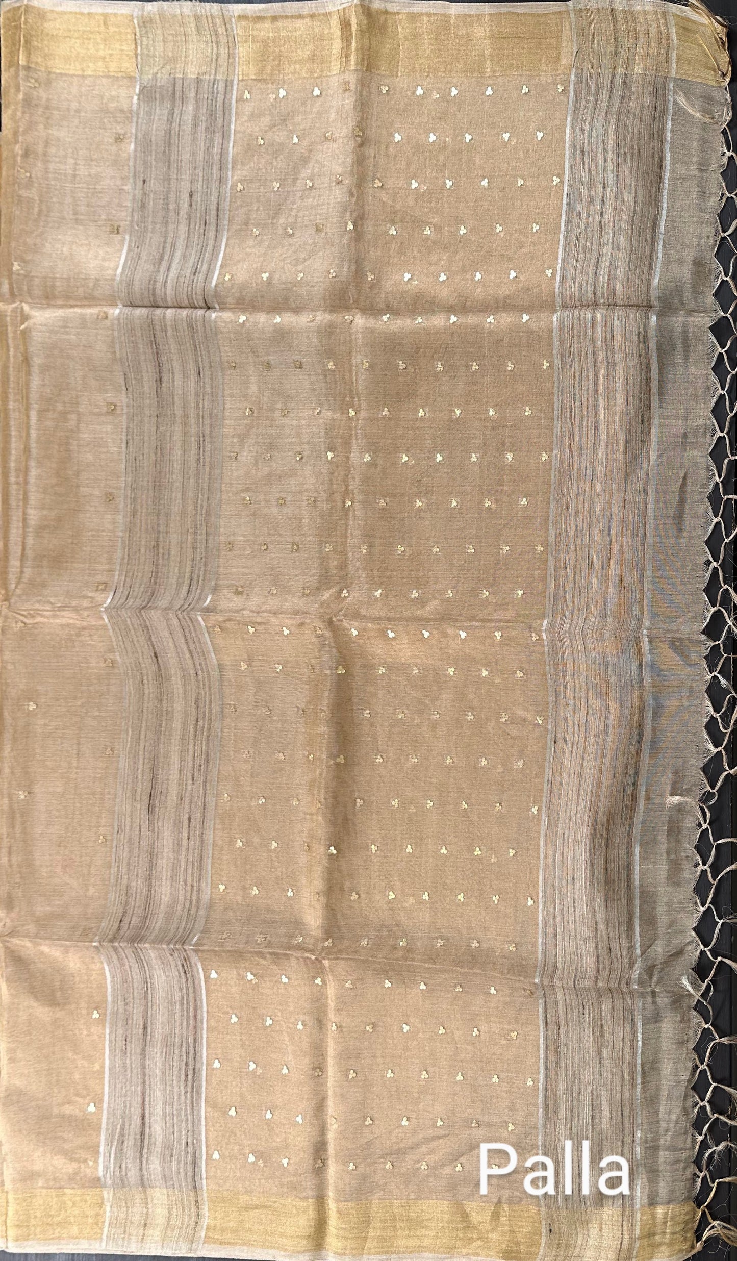 Gold Pure Tissue Silk Saree