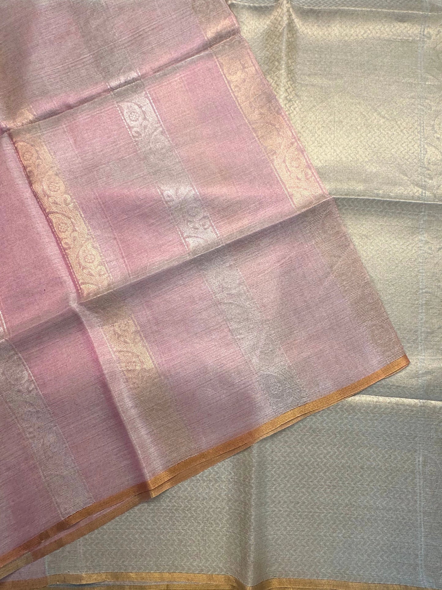 Jacquard Pure Tissue Silk Saree