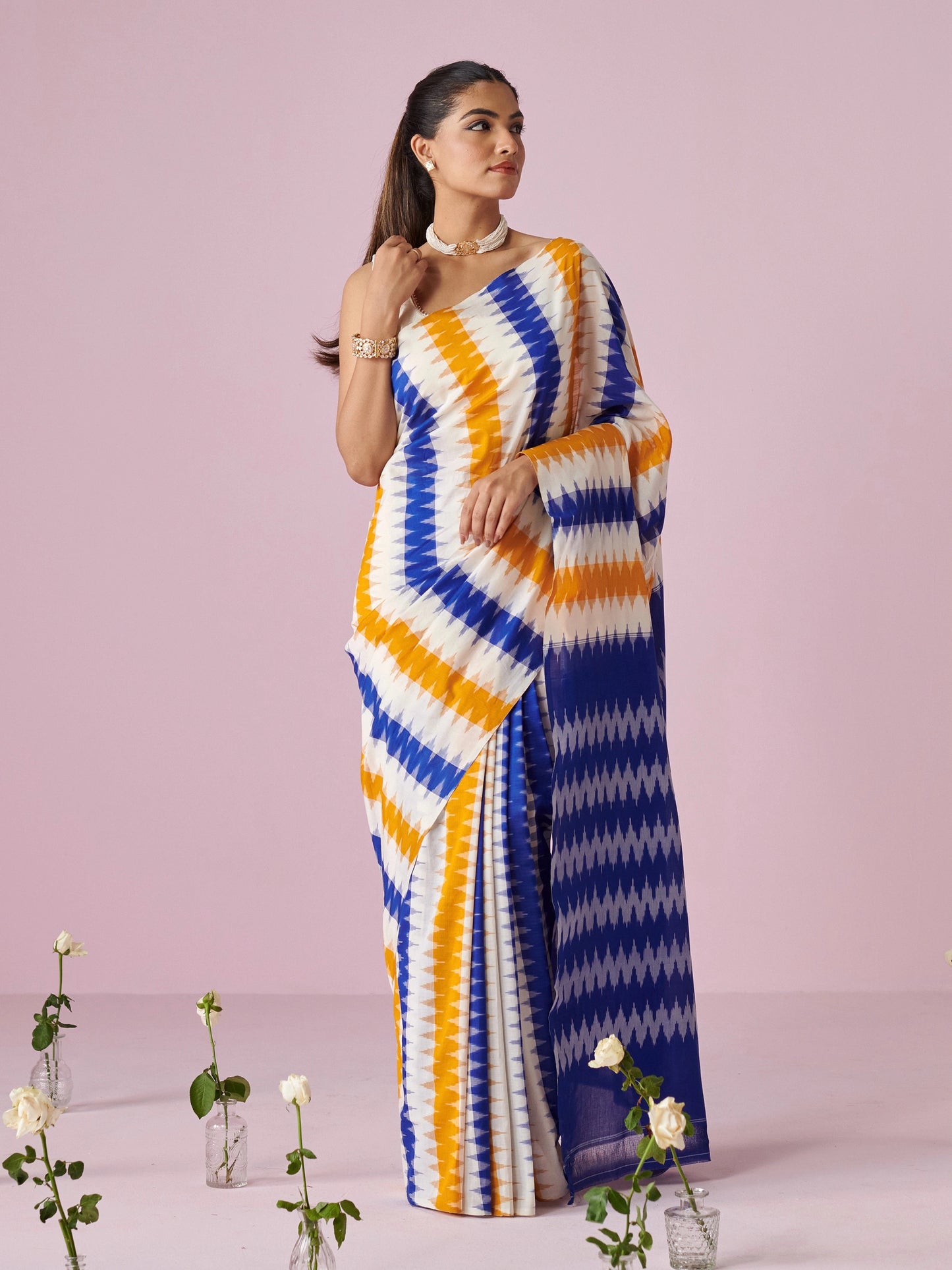 Ikkat Cotton Saree