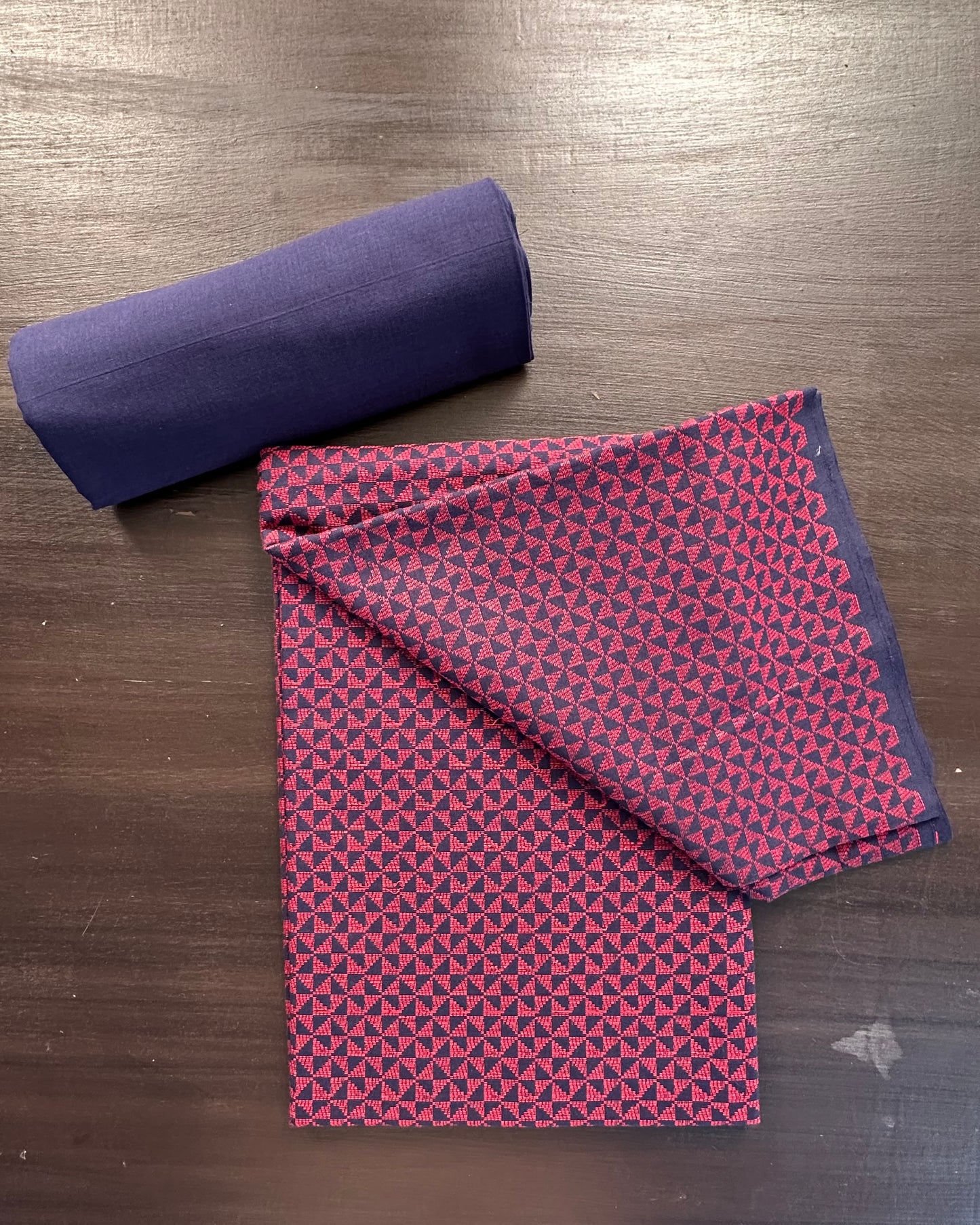Jacquard Pure Handloom Cotton Suit