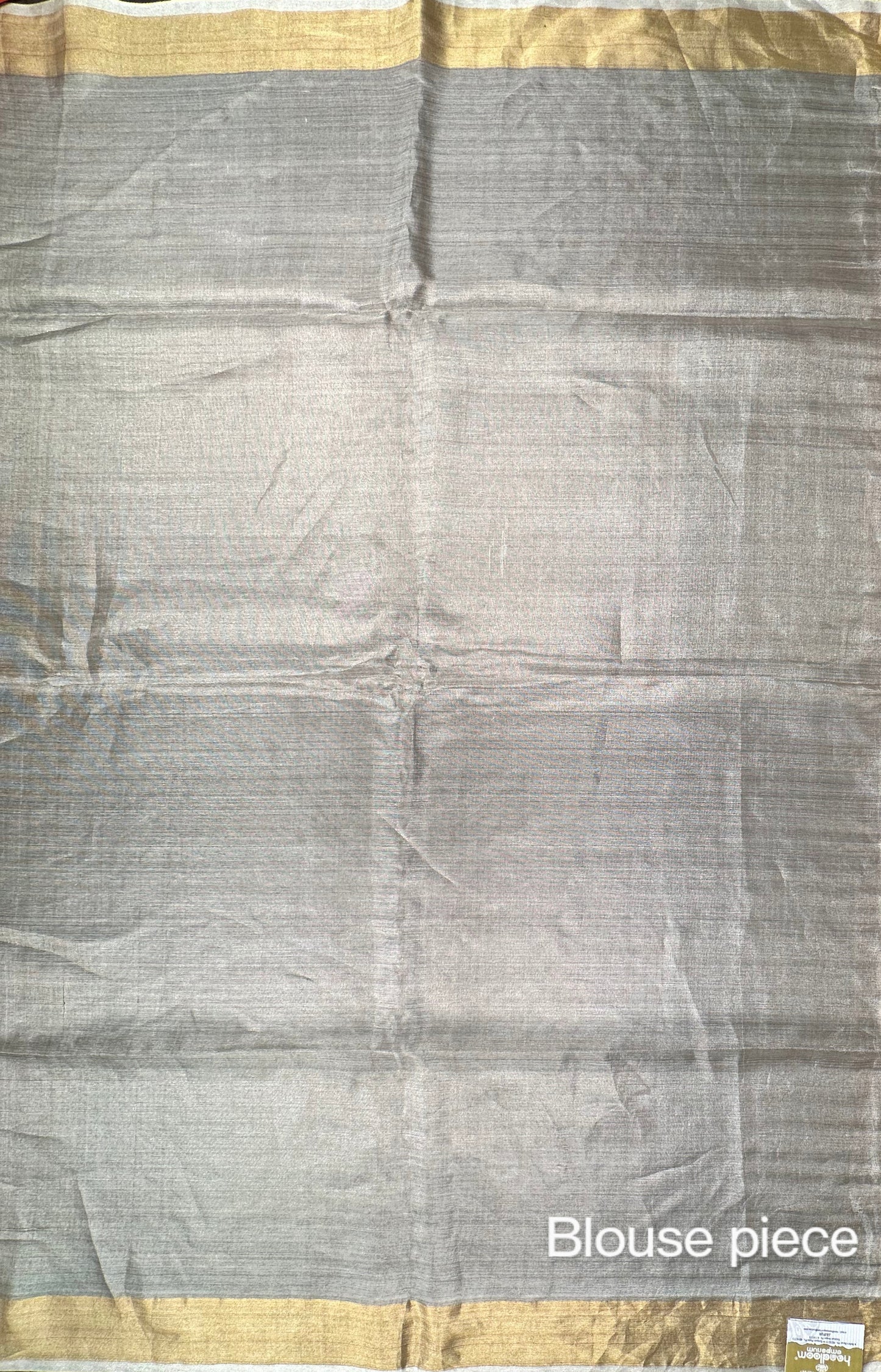 Silver Pure Tissue Silk Saree