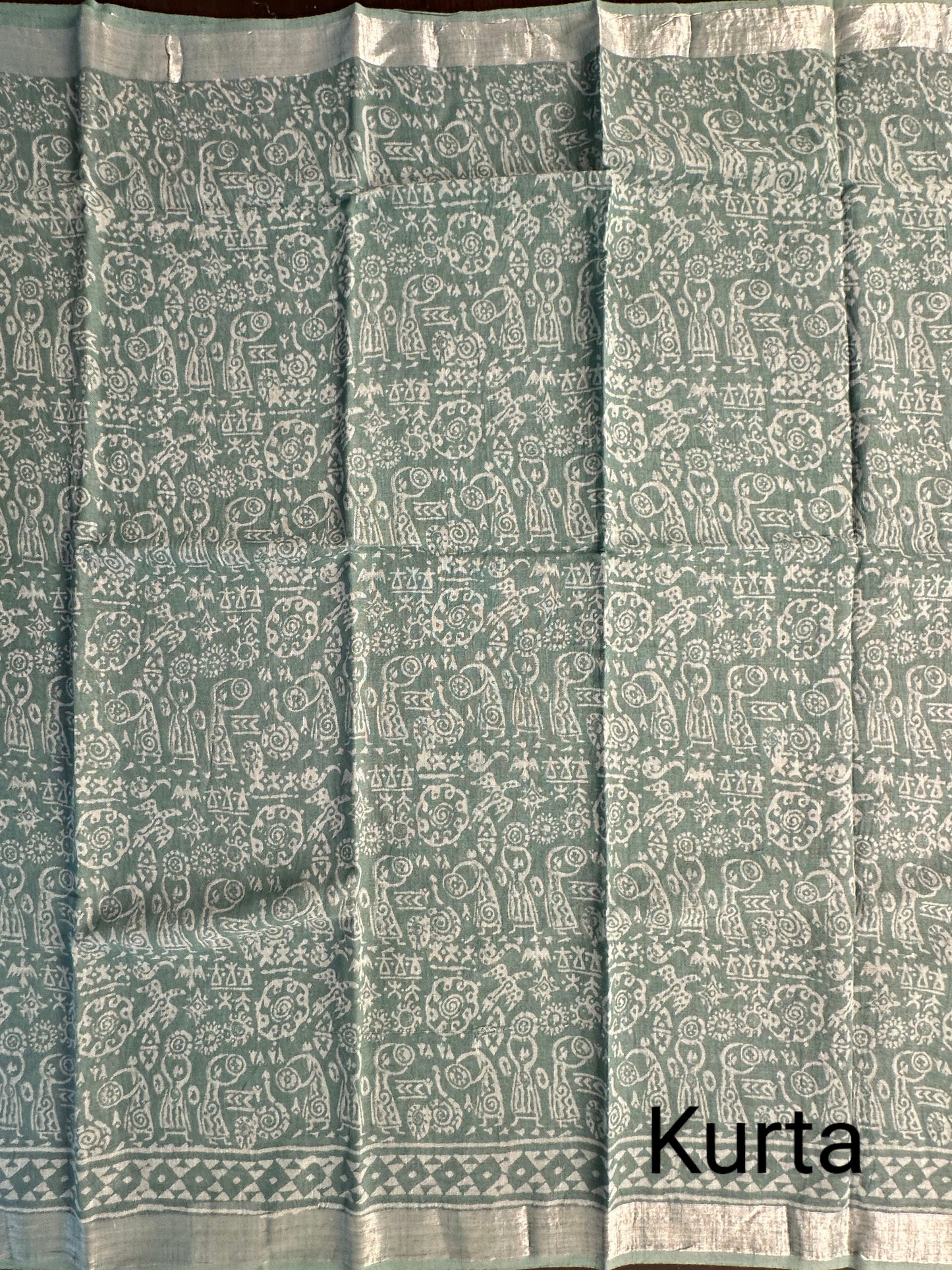 Linen Printed Suit