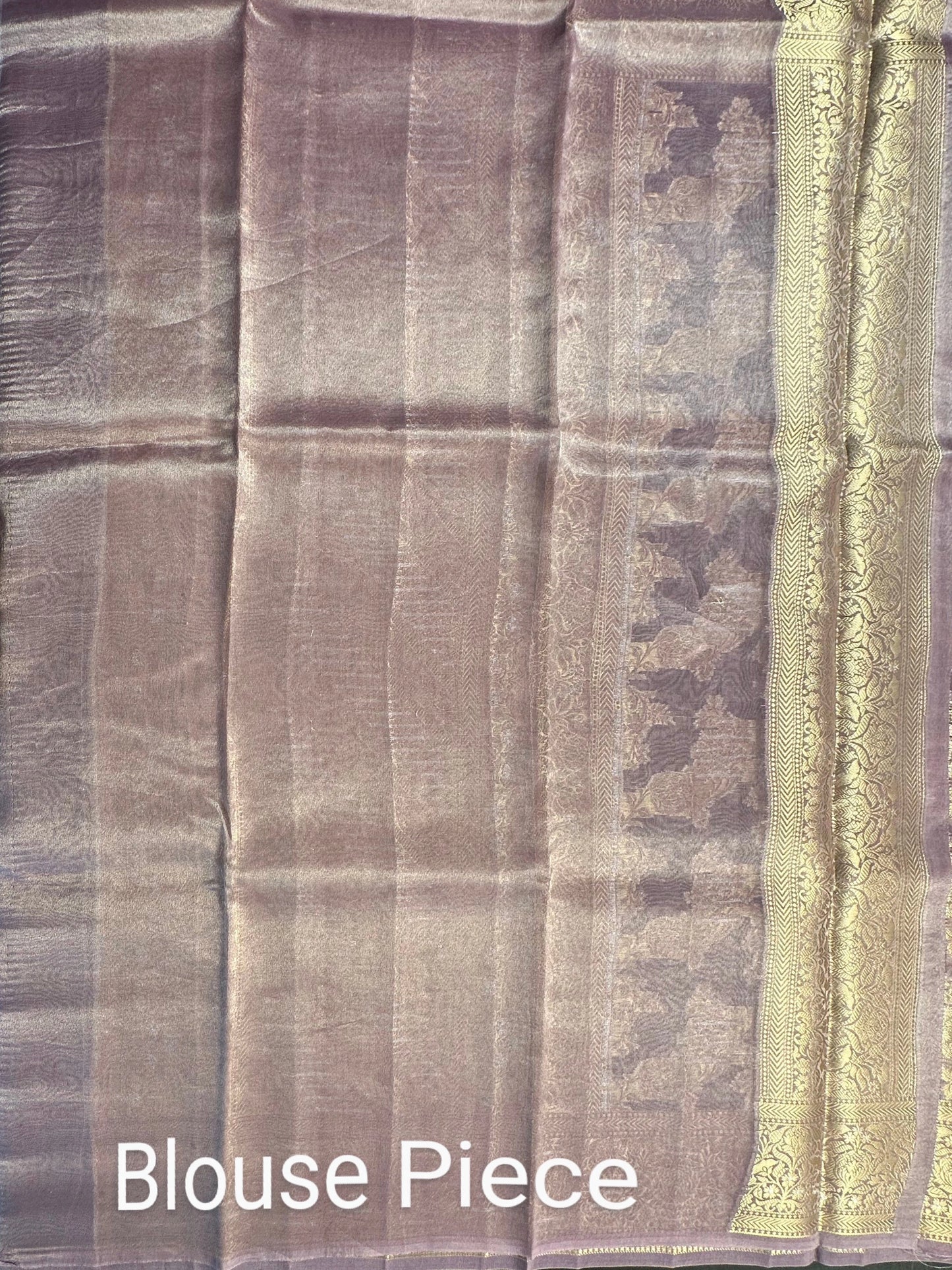 Mauve Tissue Silk Saree