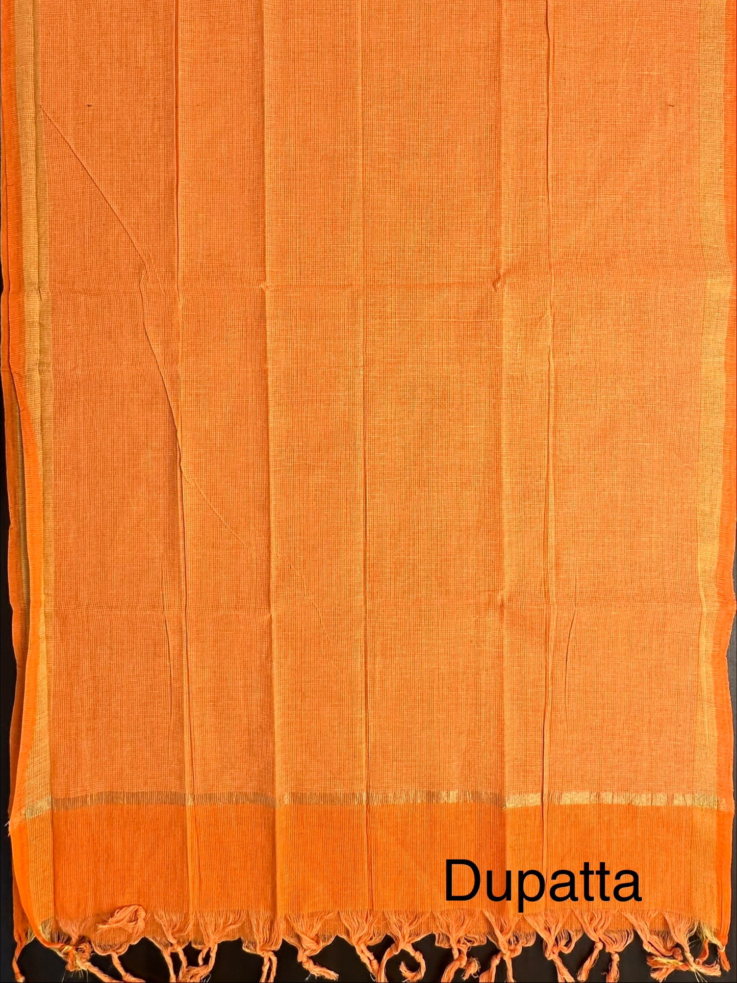 Magenta-Orange South Cotton 3-Piece Suit