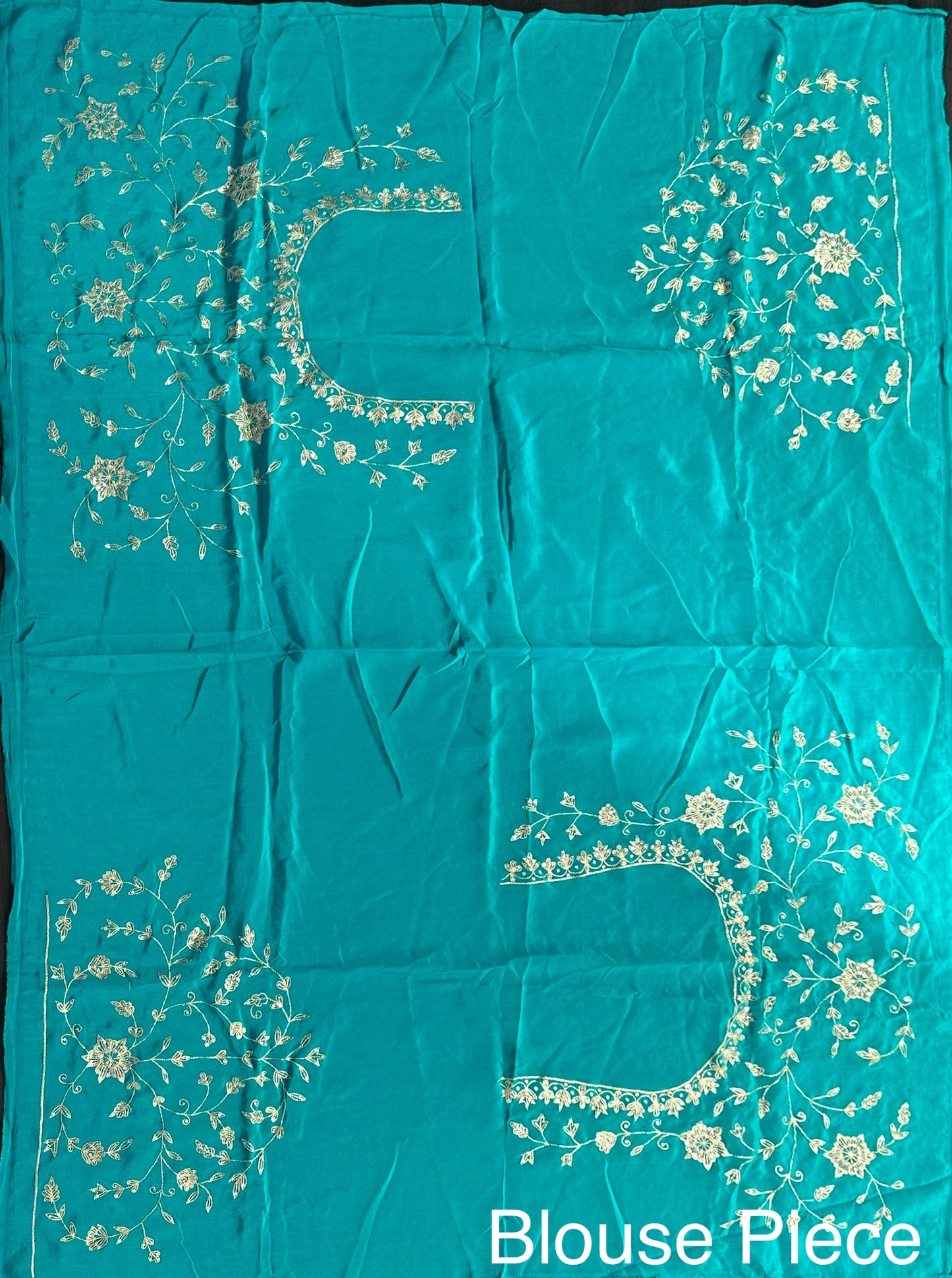 Leheriya Saree with Hand Work Blouse