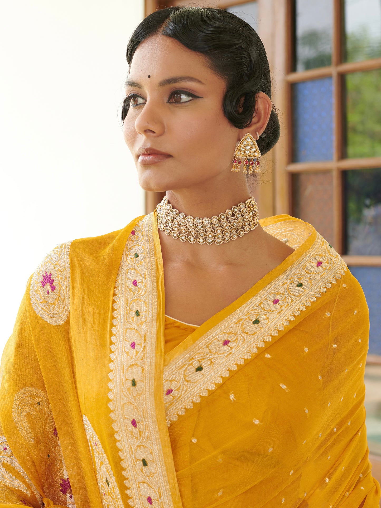 Georgette Tissue Saree