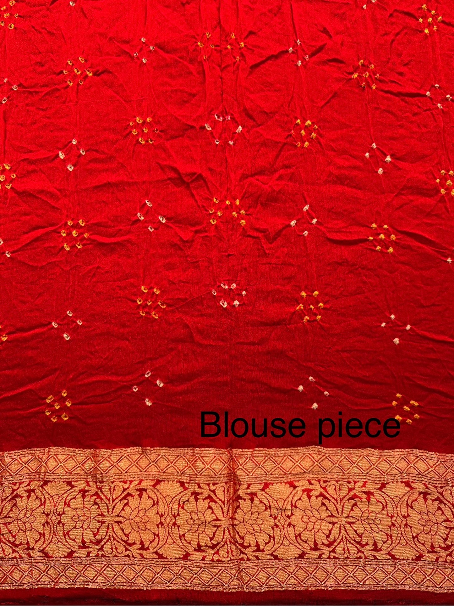 Pure Georgette Gharchola Bandhej Saree