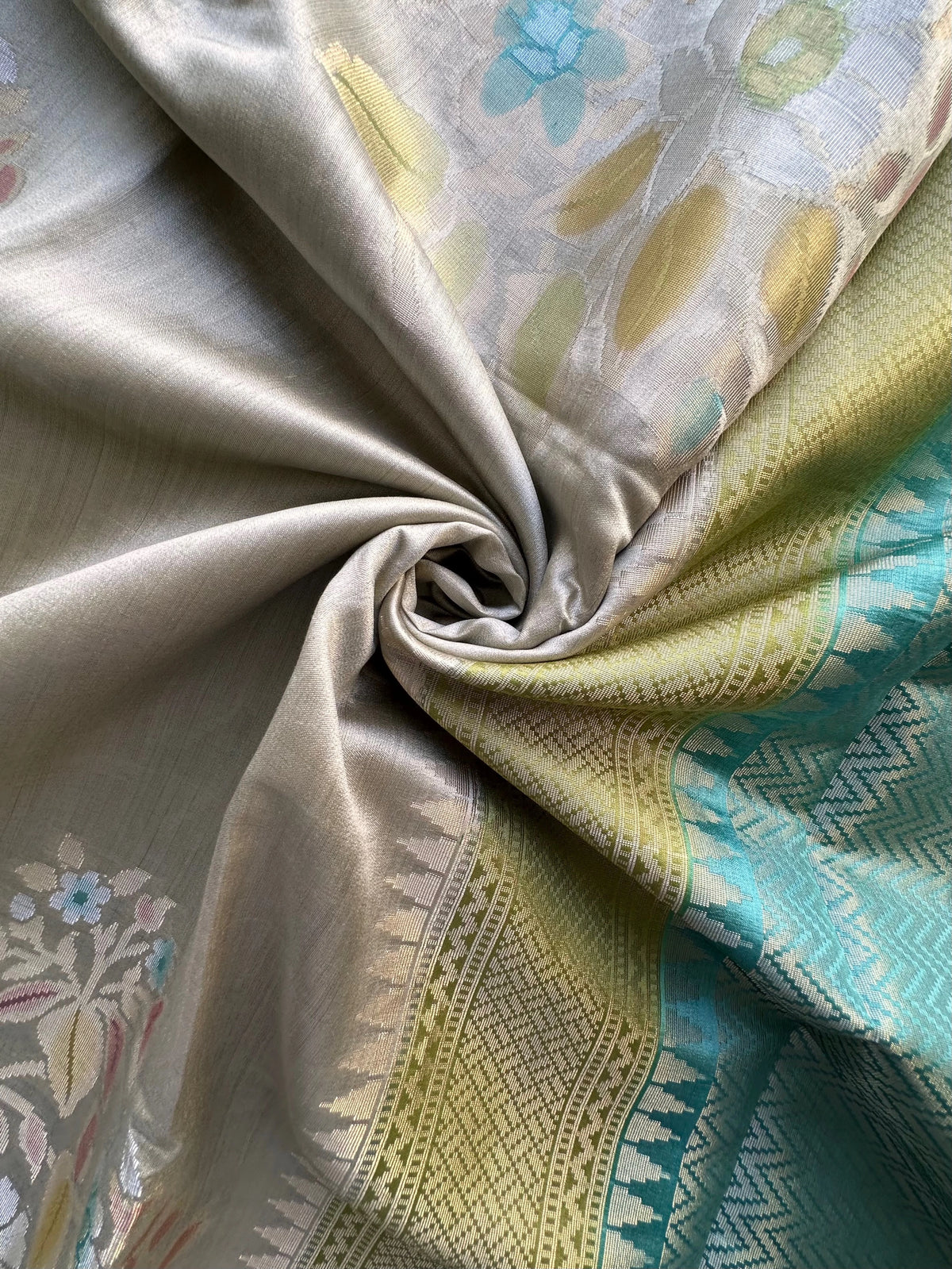 Green Vishakha Pure Silk Saree