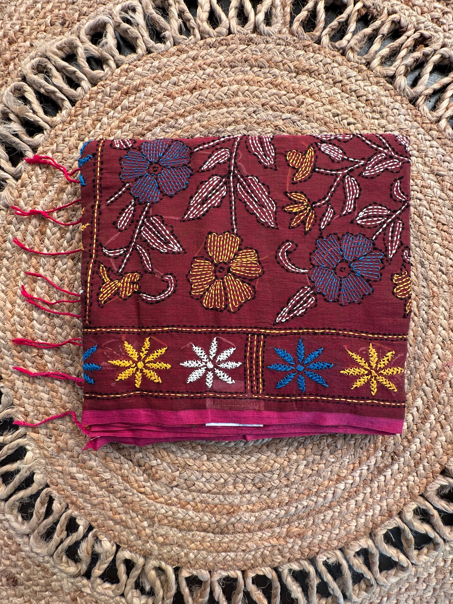 Kaantha Embroidery Cotton Saree