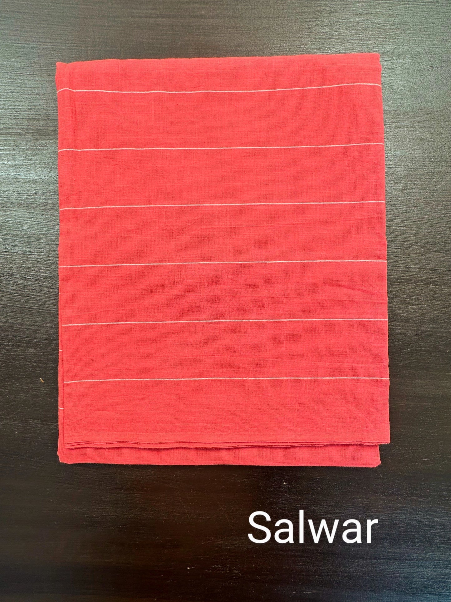 Beige-Pink Mangalgiri Cotton Unstitched 3-Piece Suit
