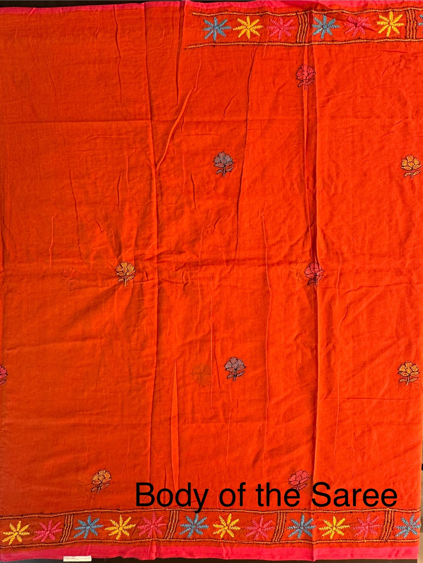 Kaantha Embroidery Cotton Saree