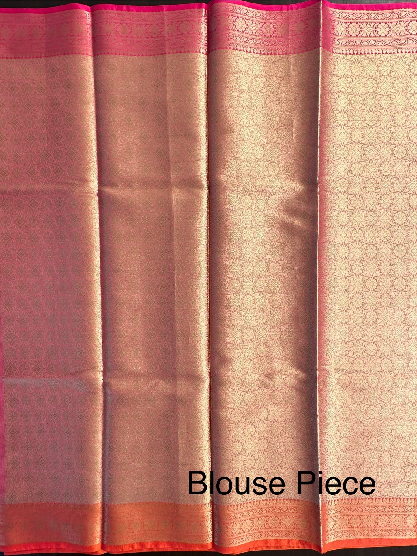 Strawberry Pink Amrit Tissue Saree