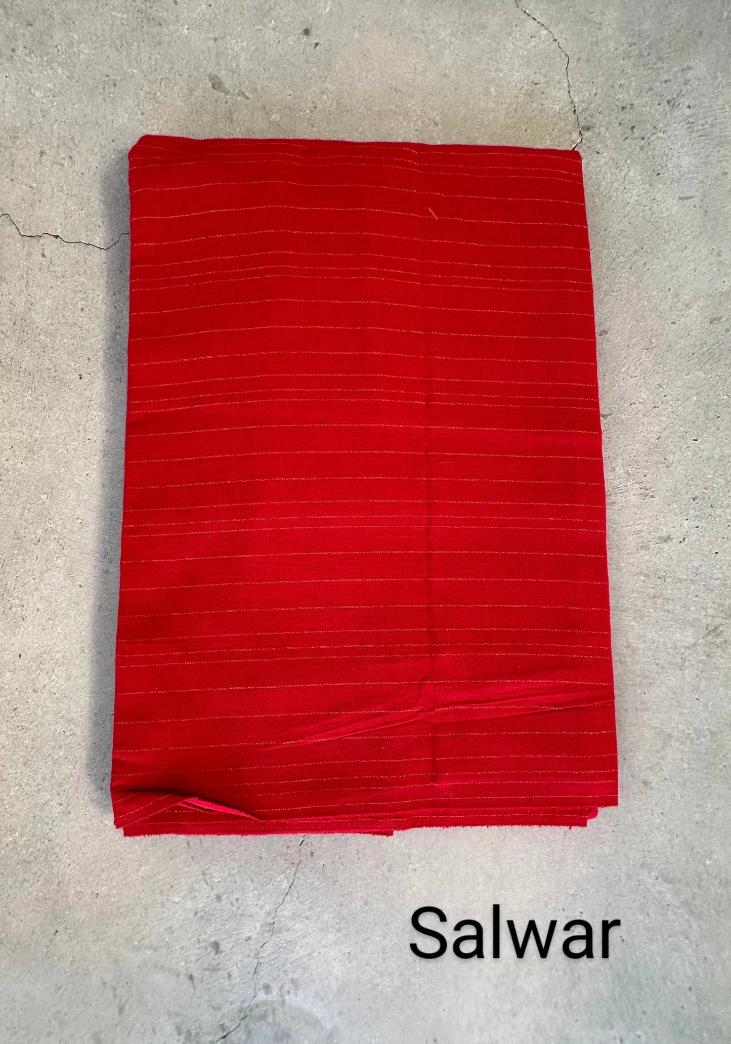 Red South Cotton Unstitched 3-Piece Suit