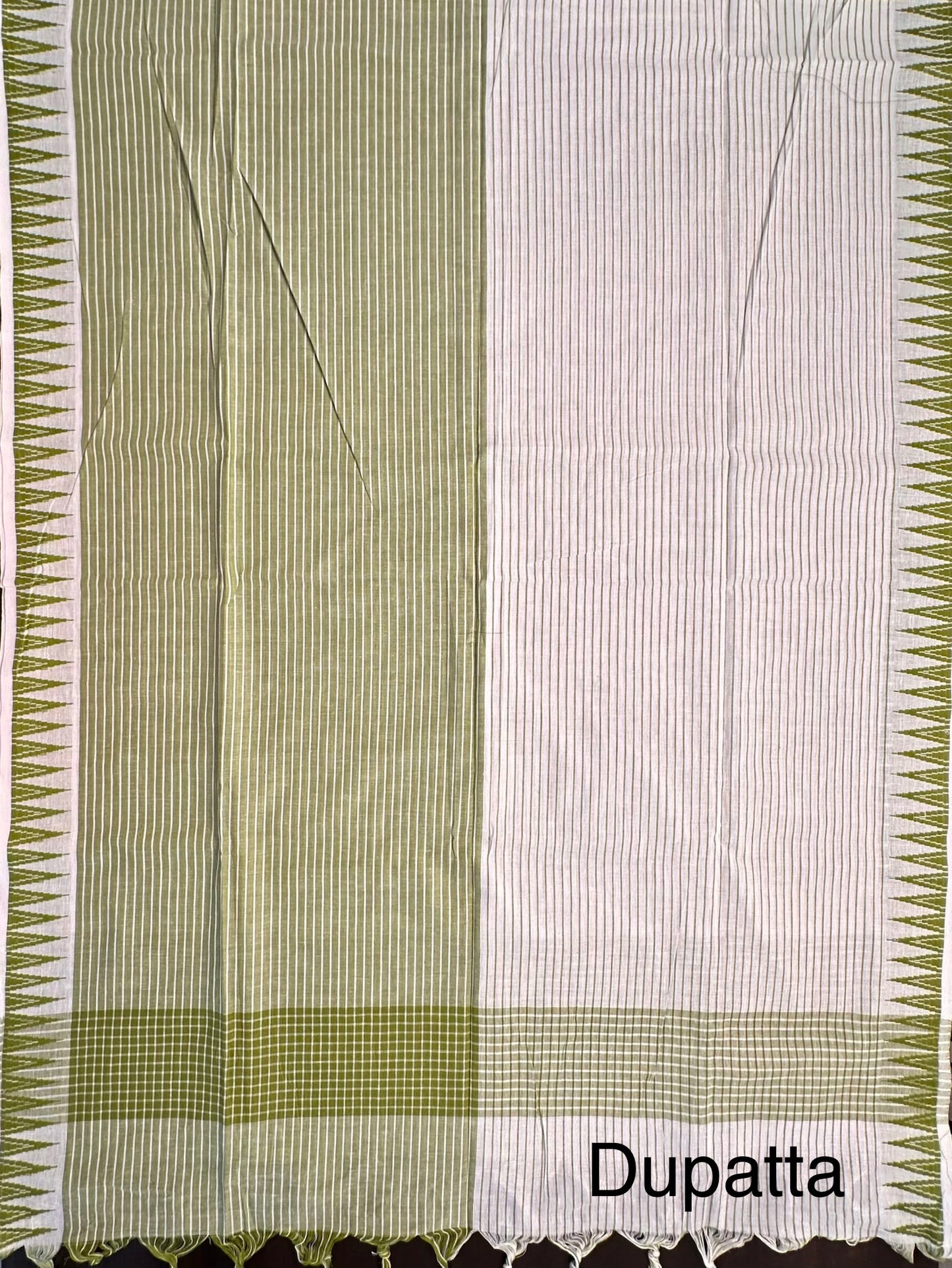 Green South Cotton 3-Piece Suit