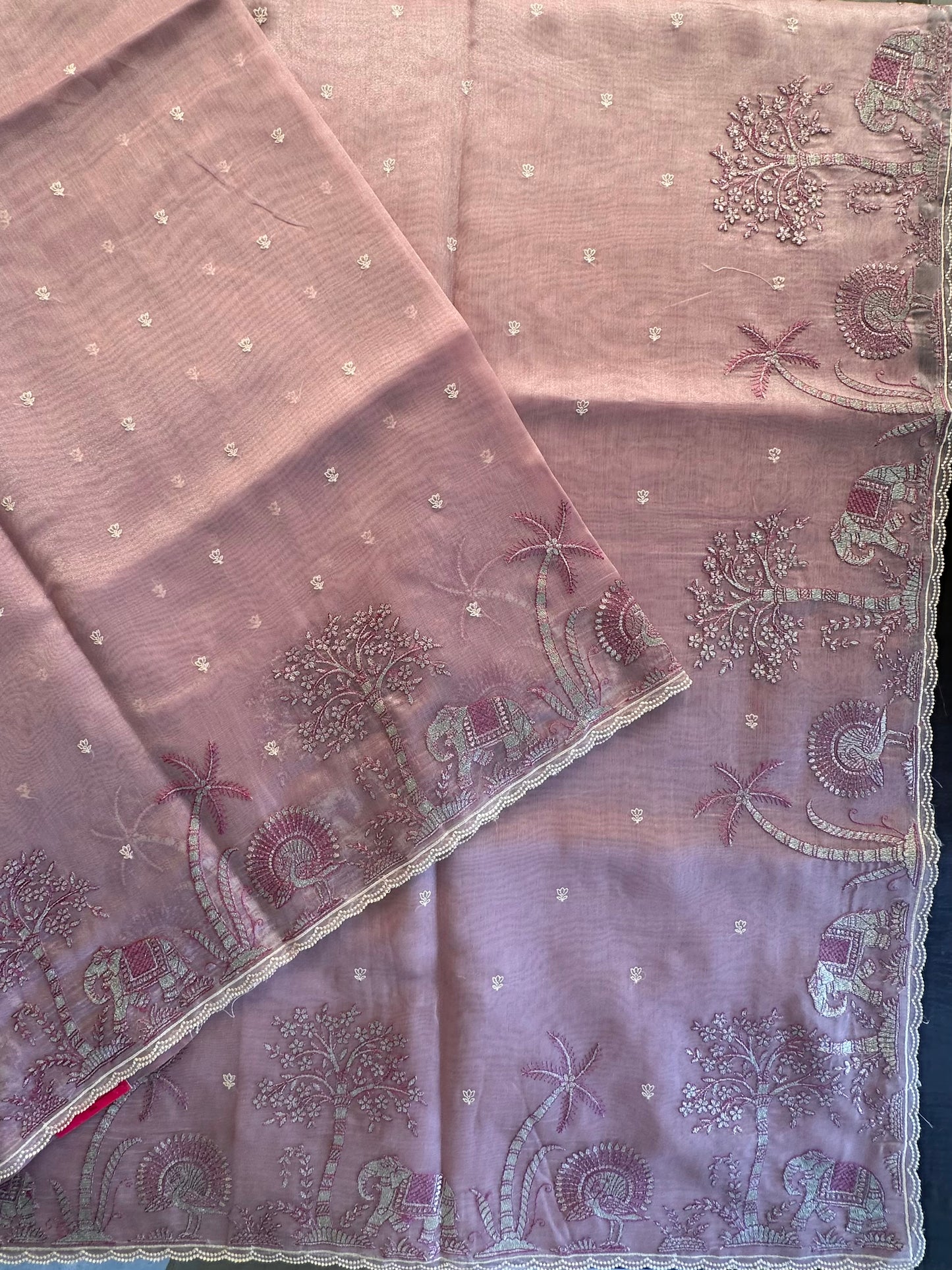 Blended Tissue Saree