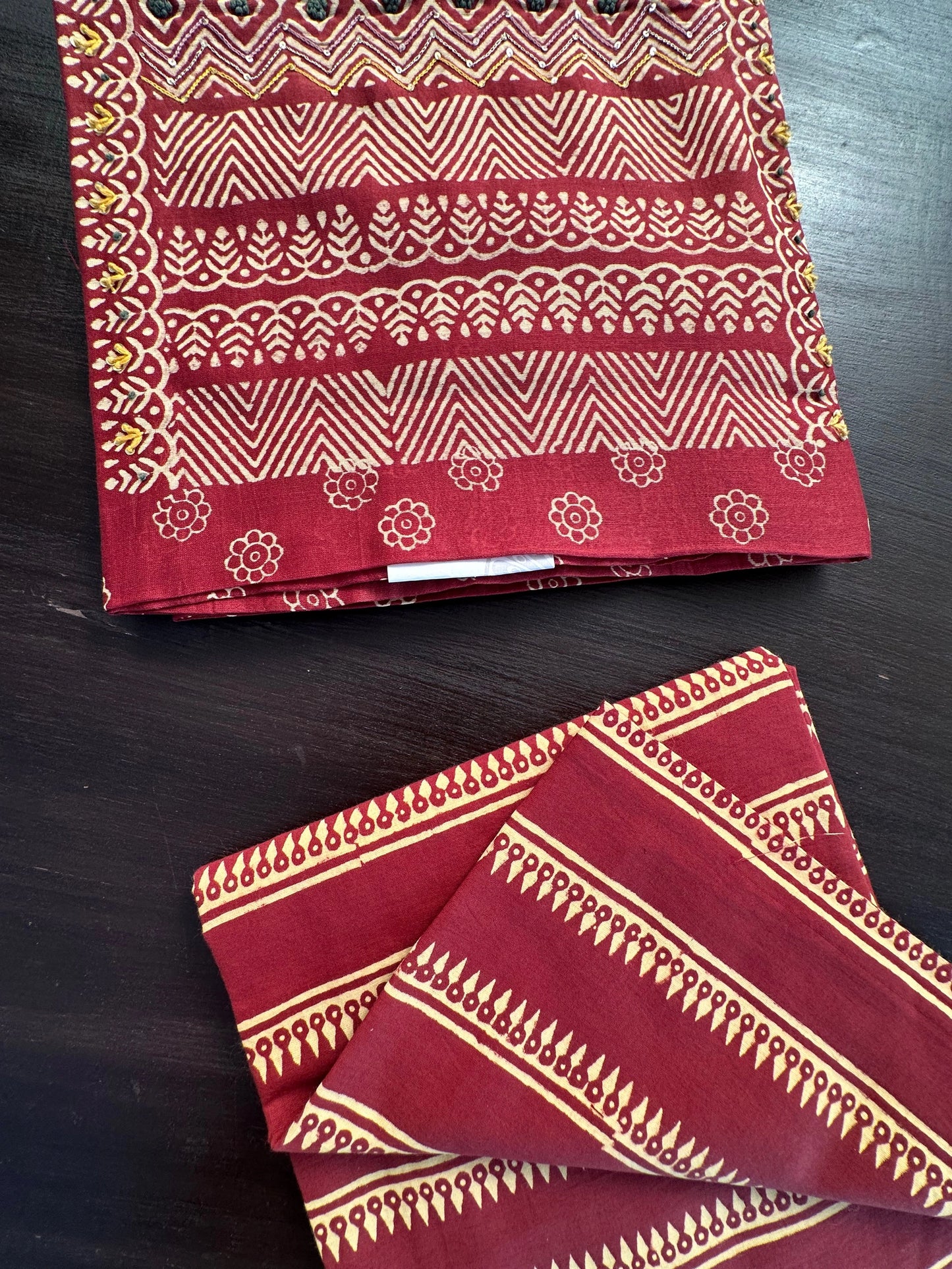 Pure Chanderi 3-Piece Suit