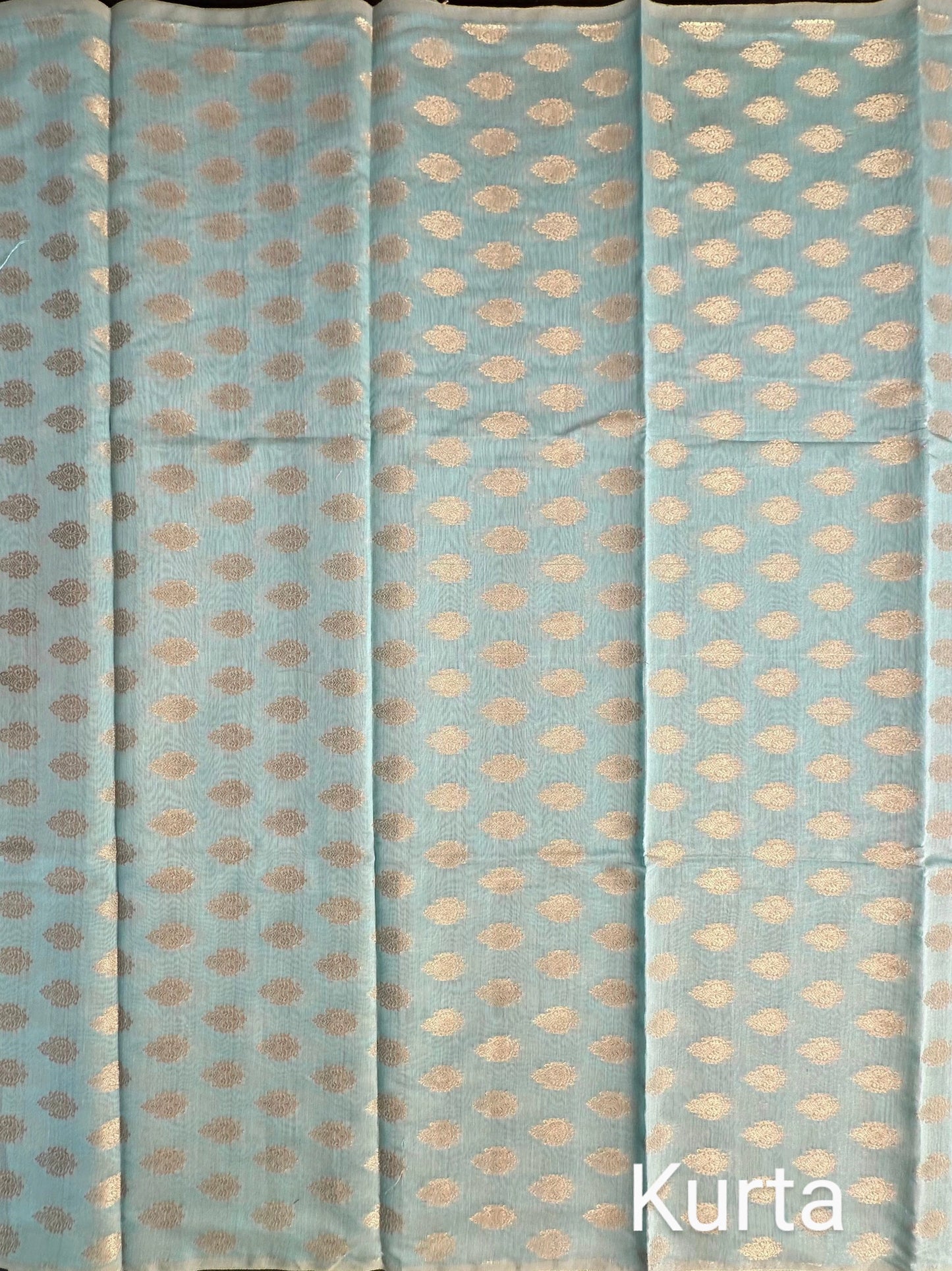 Sea Green Jacquard Handloom Suit