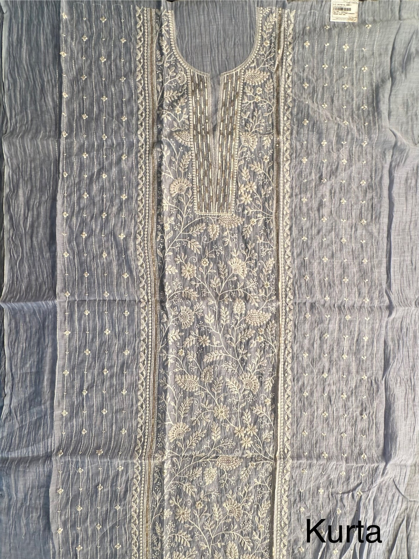 Pure Chanderi 3-Piece Suit