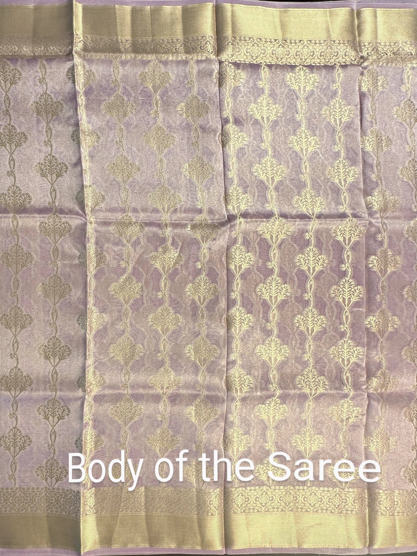 Purple Tissue Silk Saree
