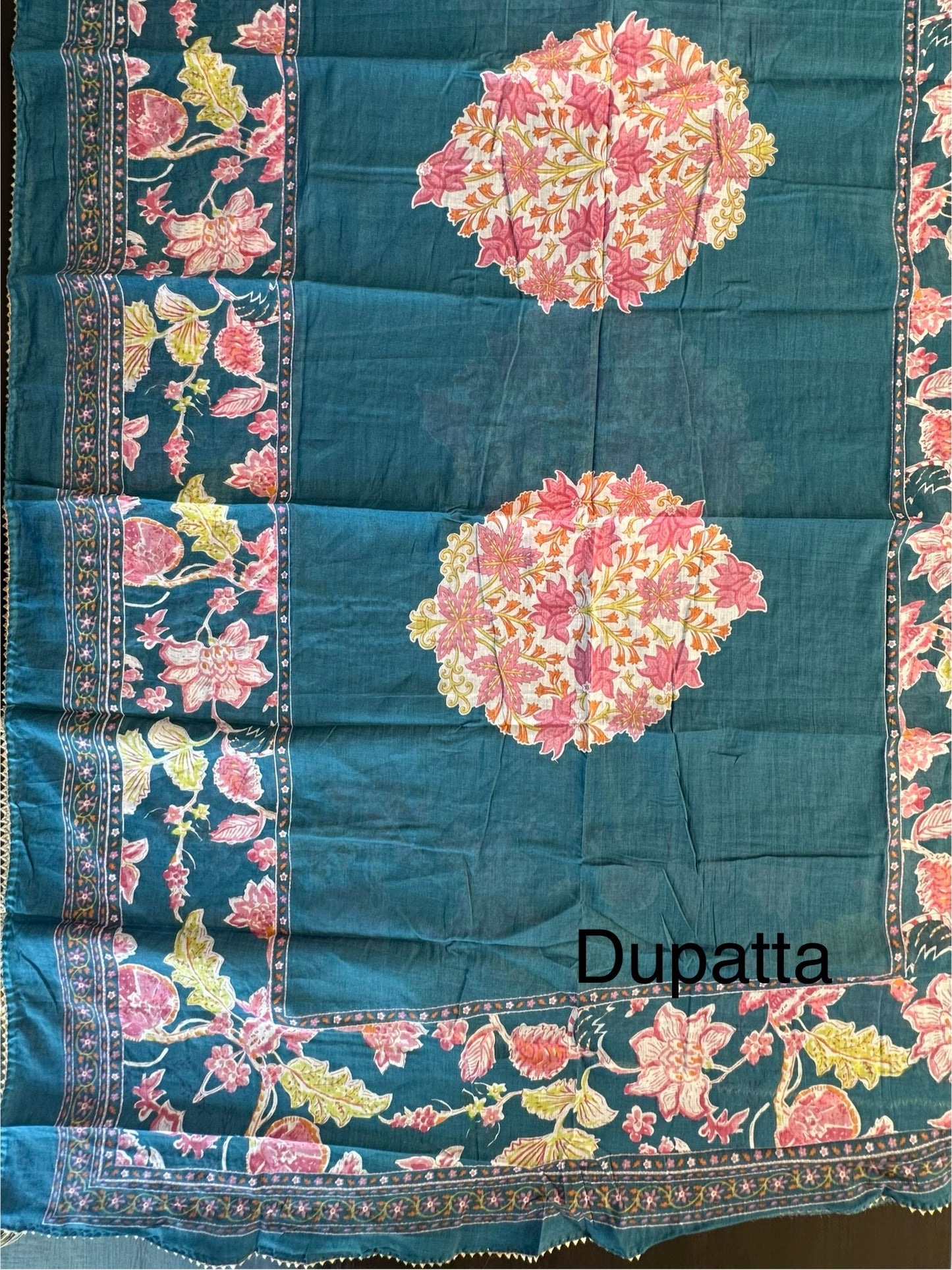 Jaipuri Necktie Cotton 3-Piece Suit