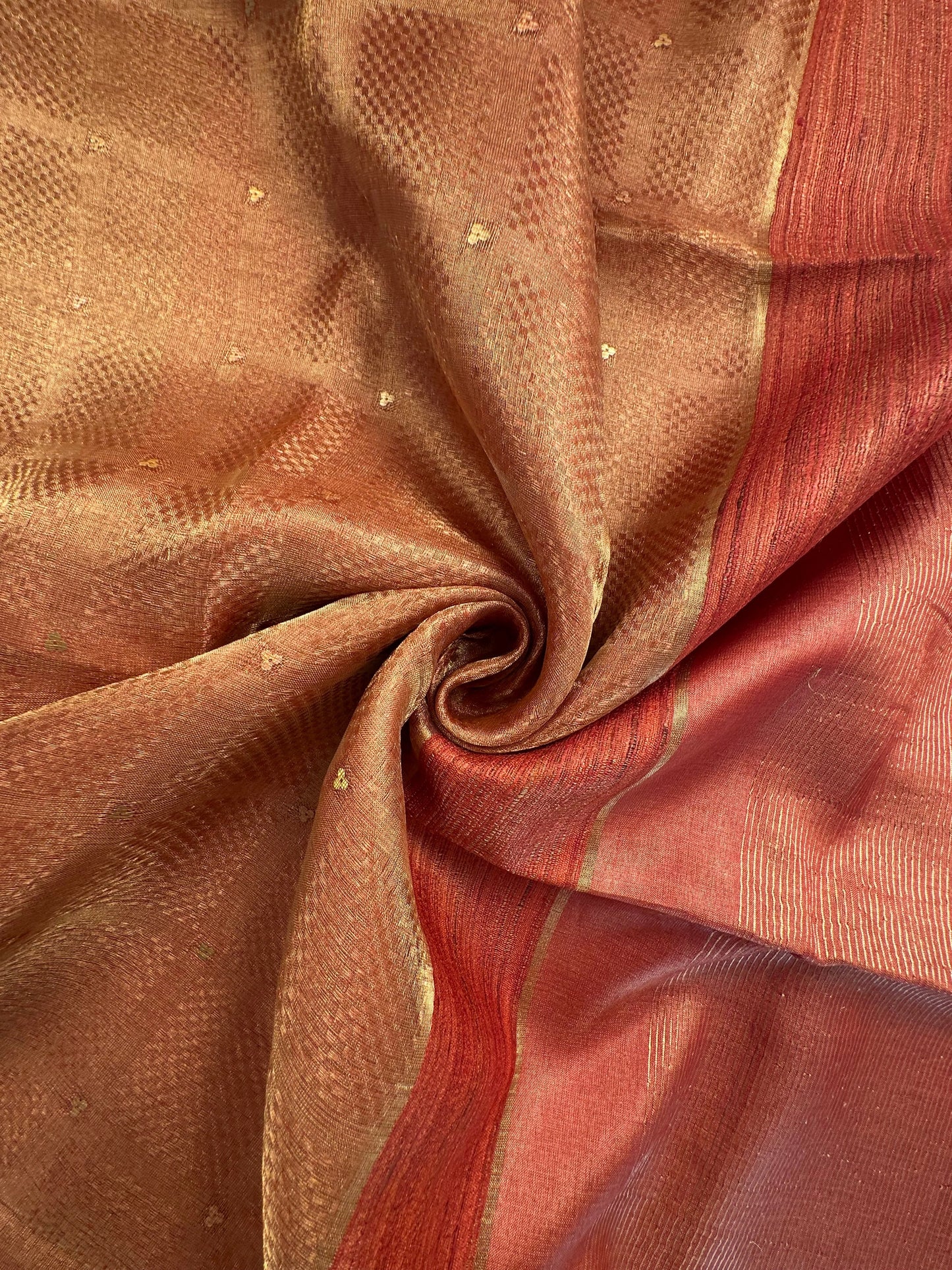 Emboss Tissue Silk Saree