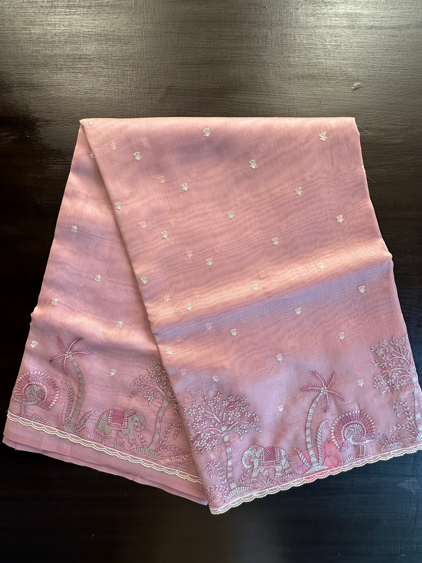 Blended Tissue Saree