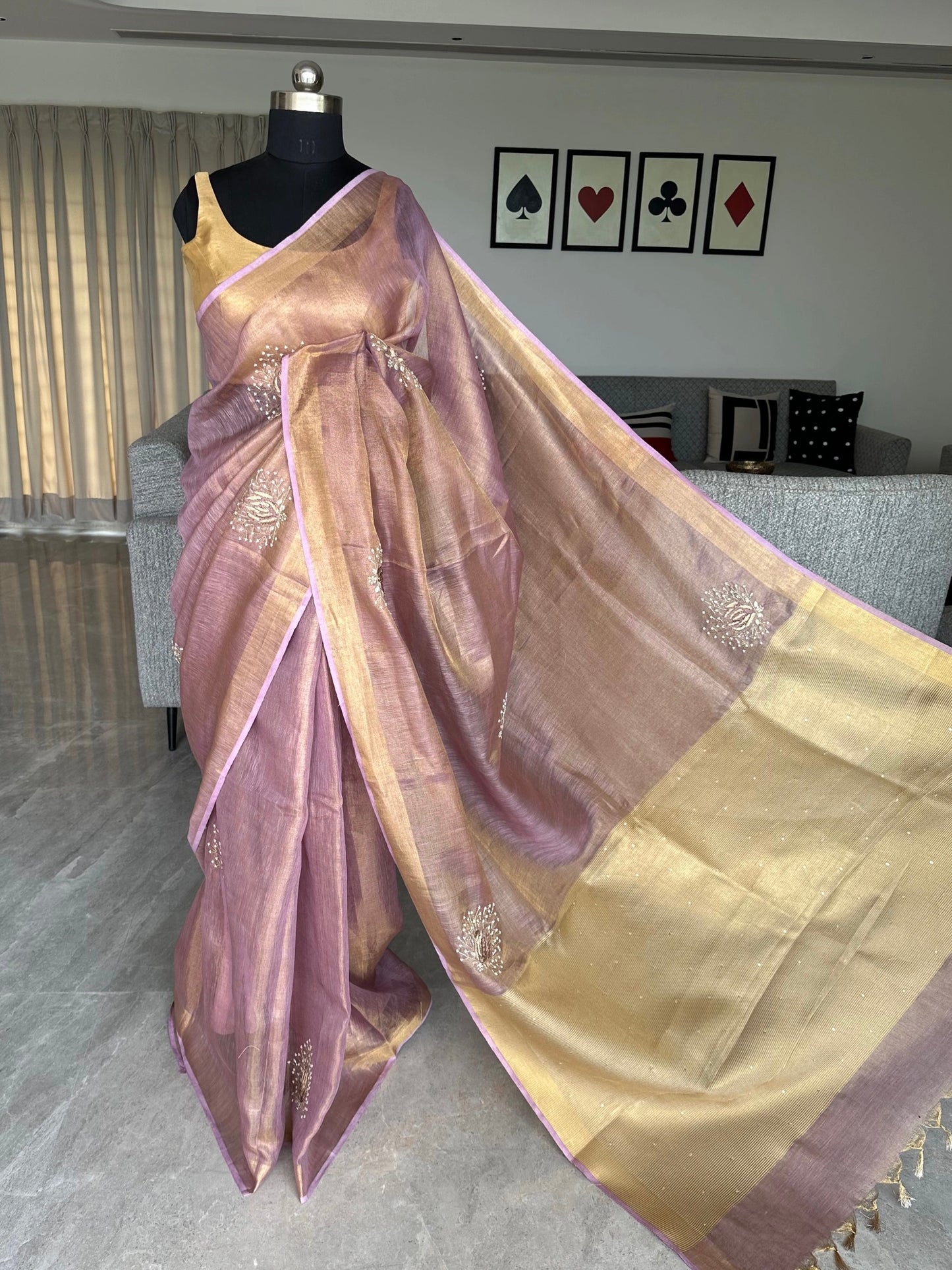 Fancy Tissue Saree