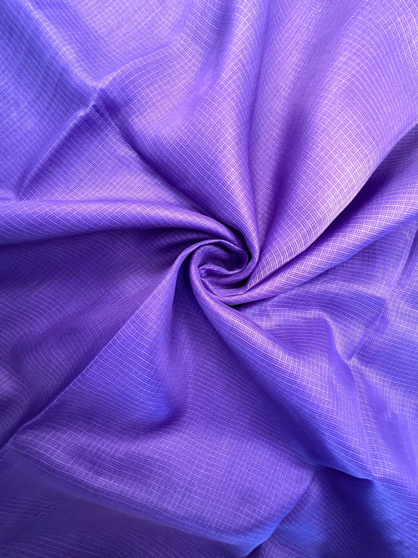 Shaded Violet Pure Kota Doria Silk Saree