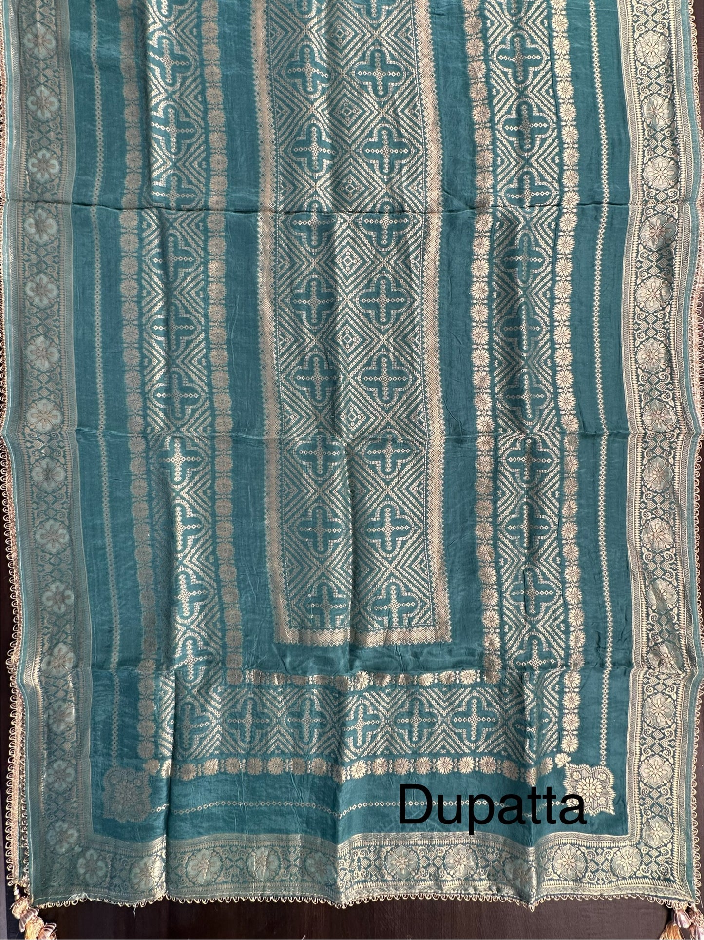 Sea Green Blended Tissue Suit