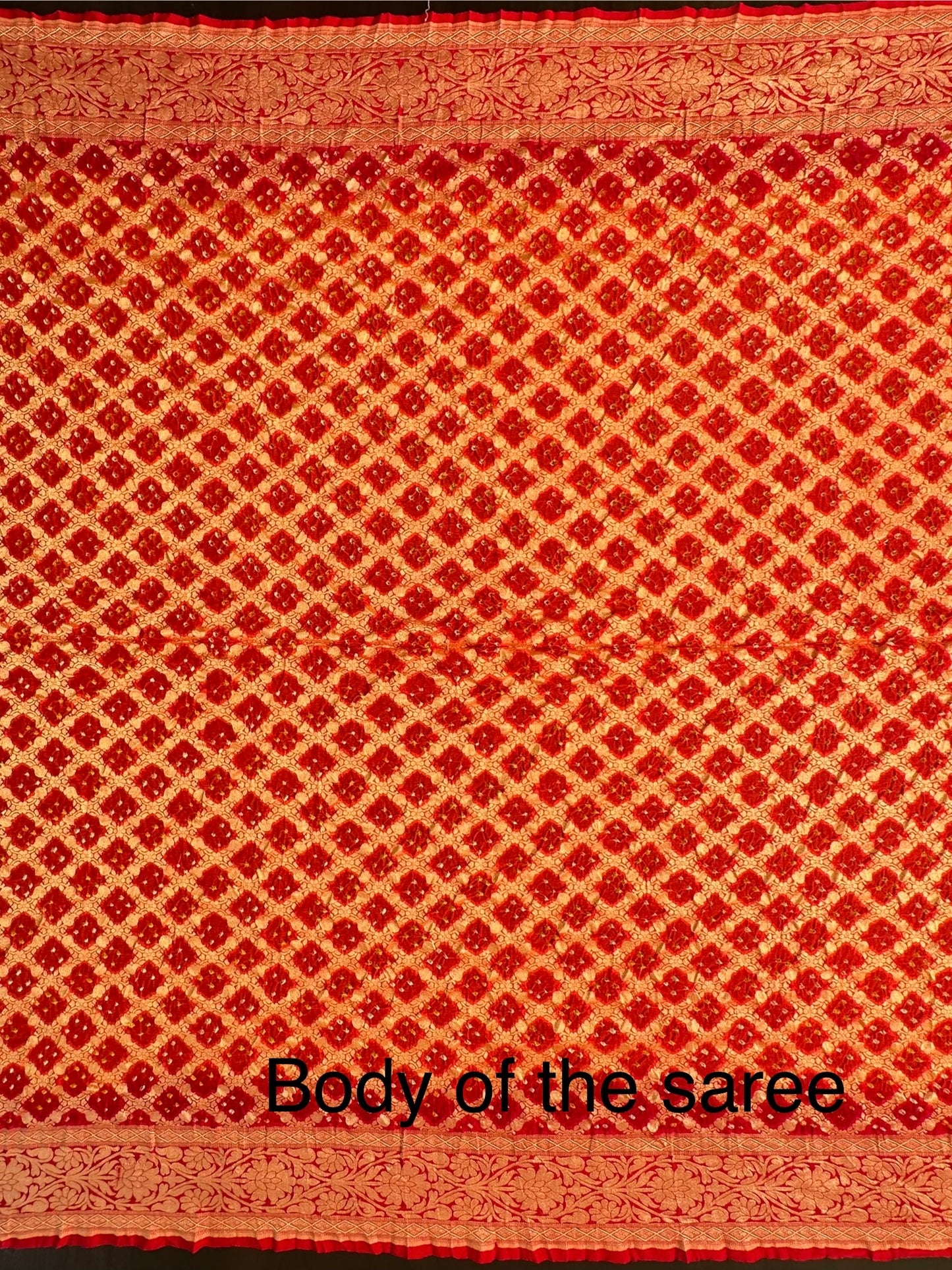 Pure Georgette Gharchola Bandhej Saree