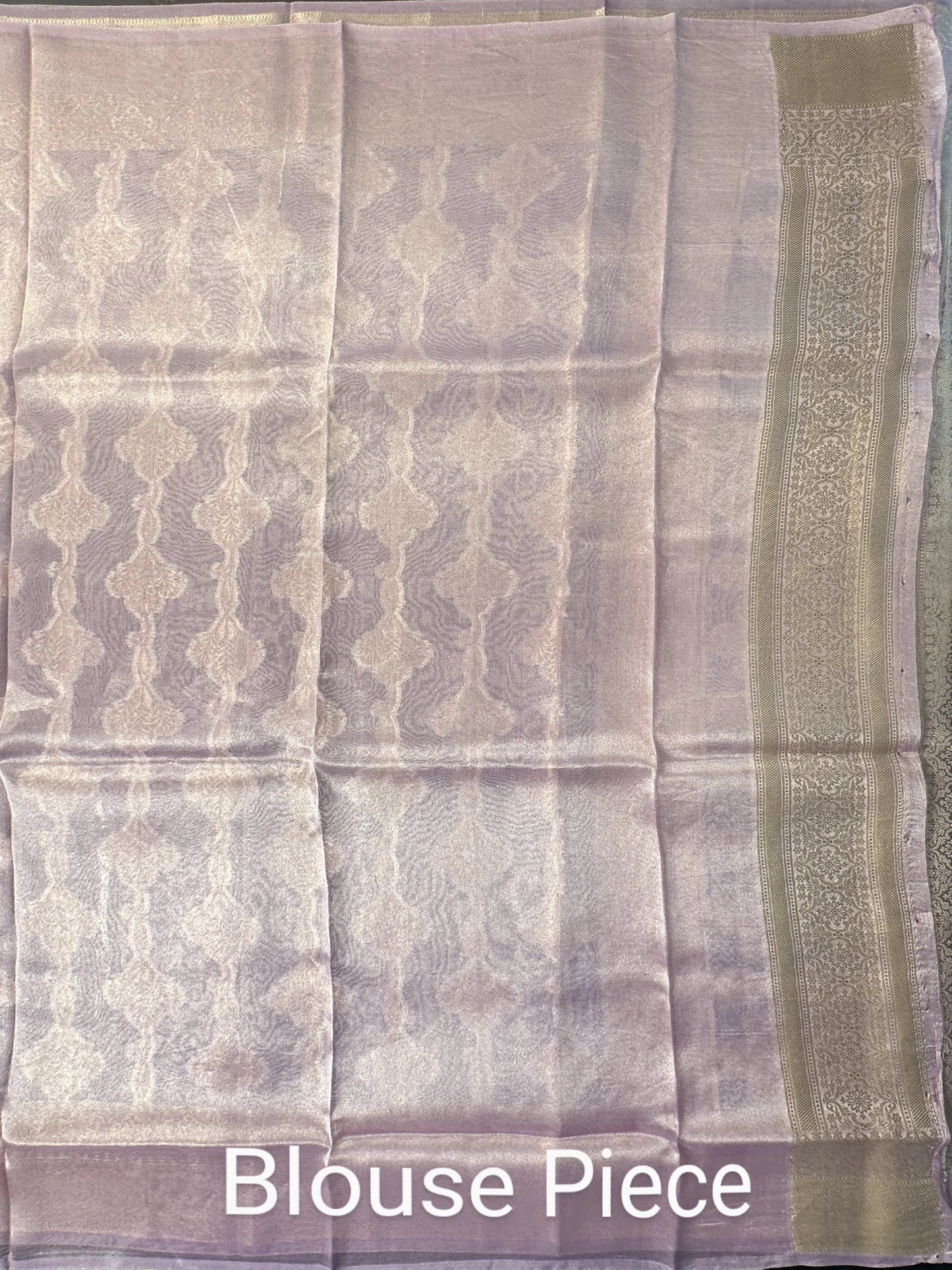 Purple Tissue Silk Saree