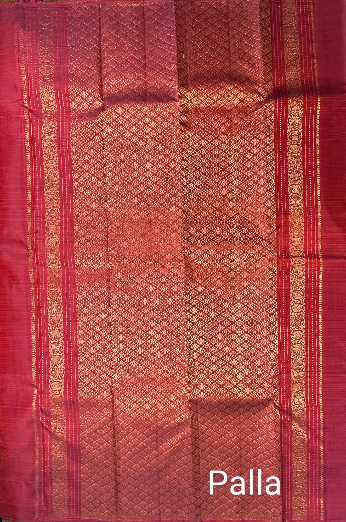Magenta Handloom Kanjivaram Pure Silk Saree
