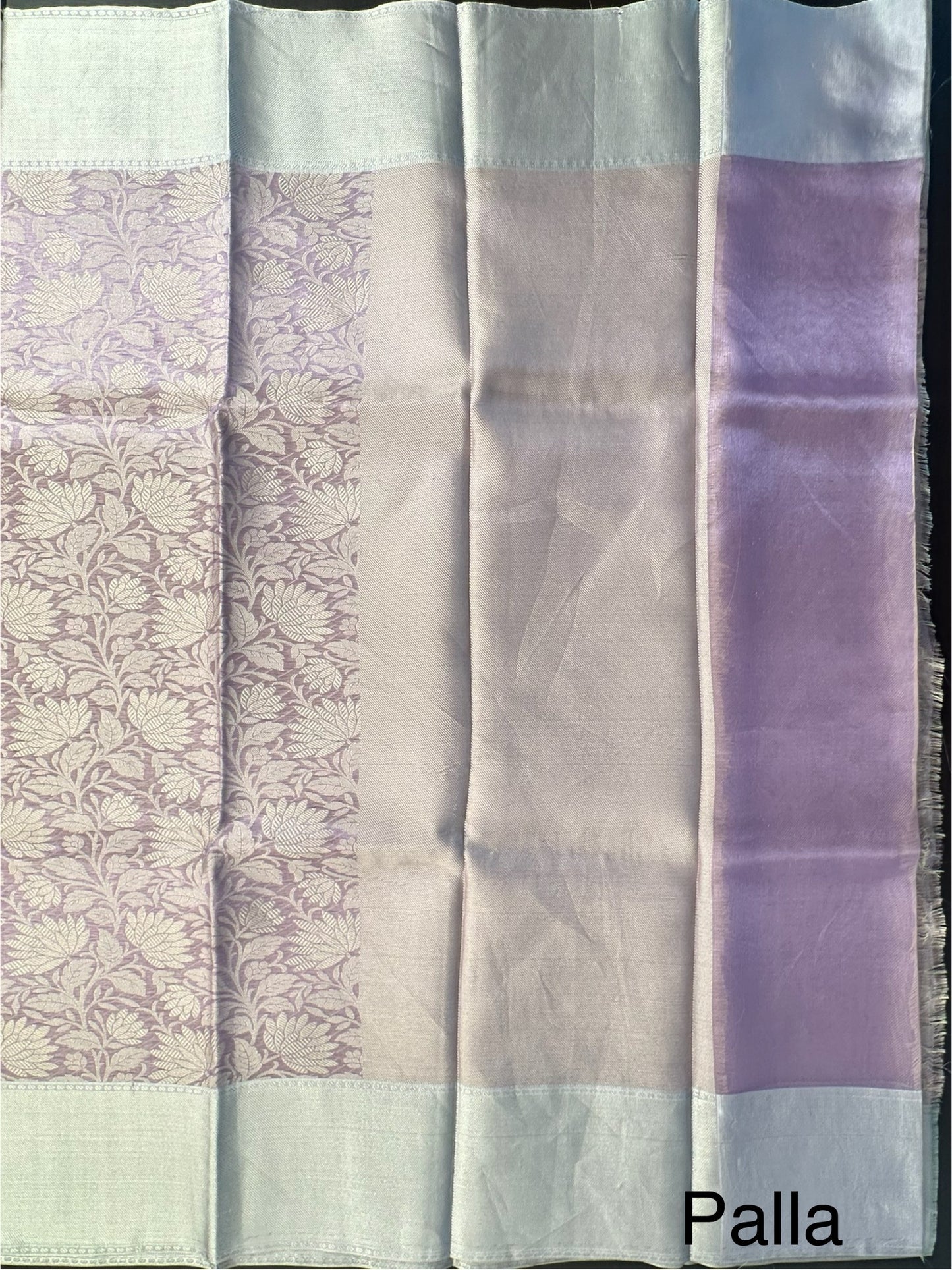 Mauve Blended Tissue Saree