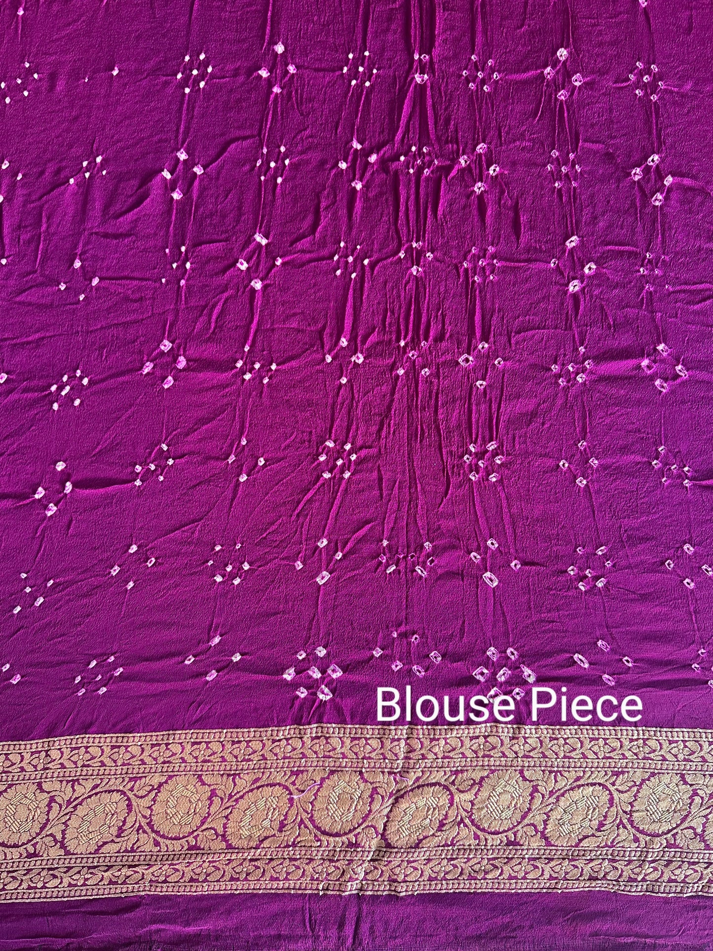 Pure Georgette Gharchola Bandhej Saree