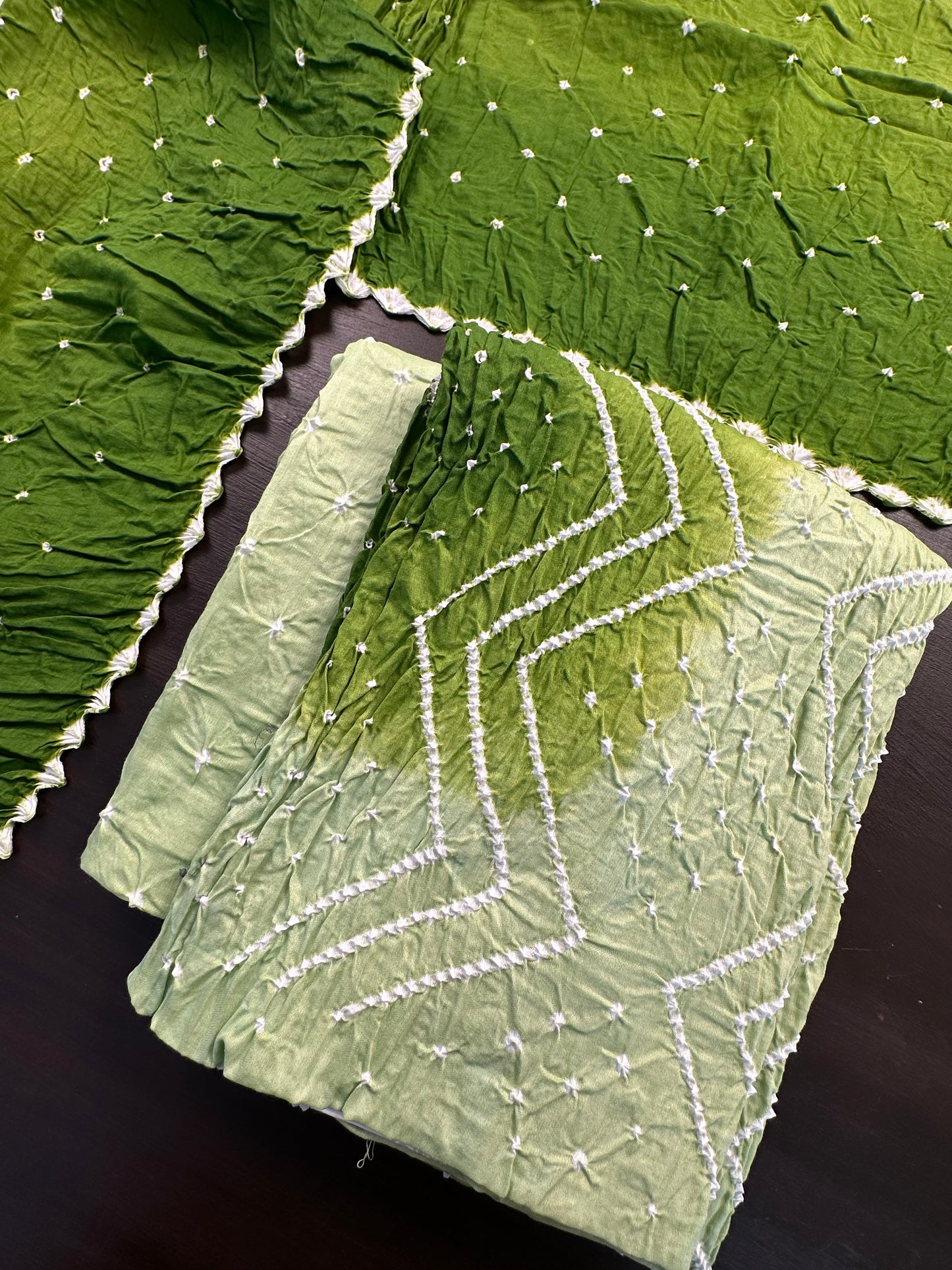Bandhej Jaipuri Cotton Suit