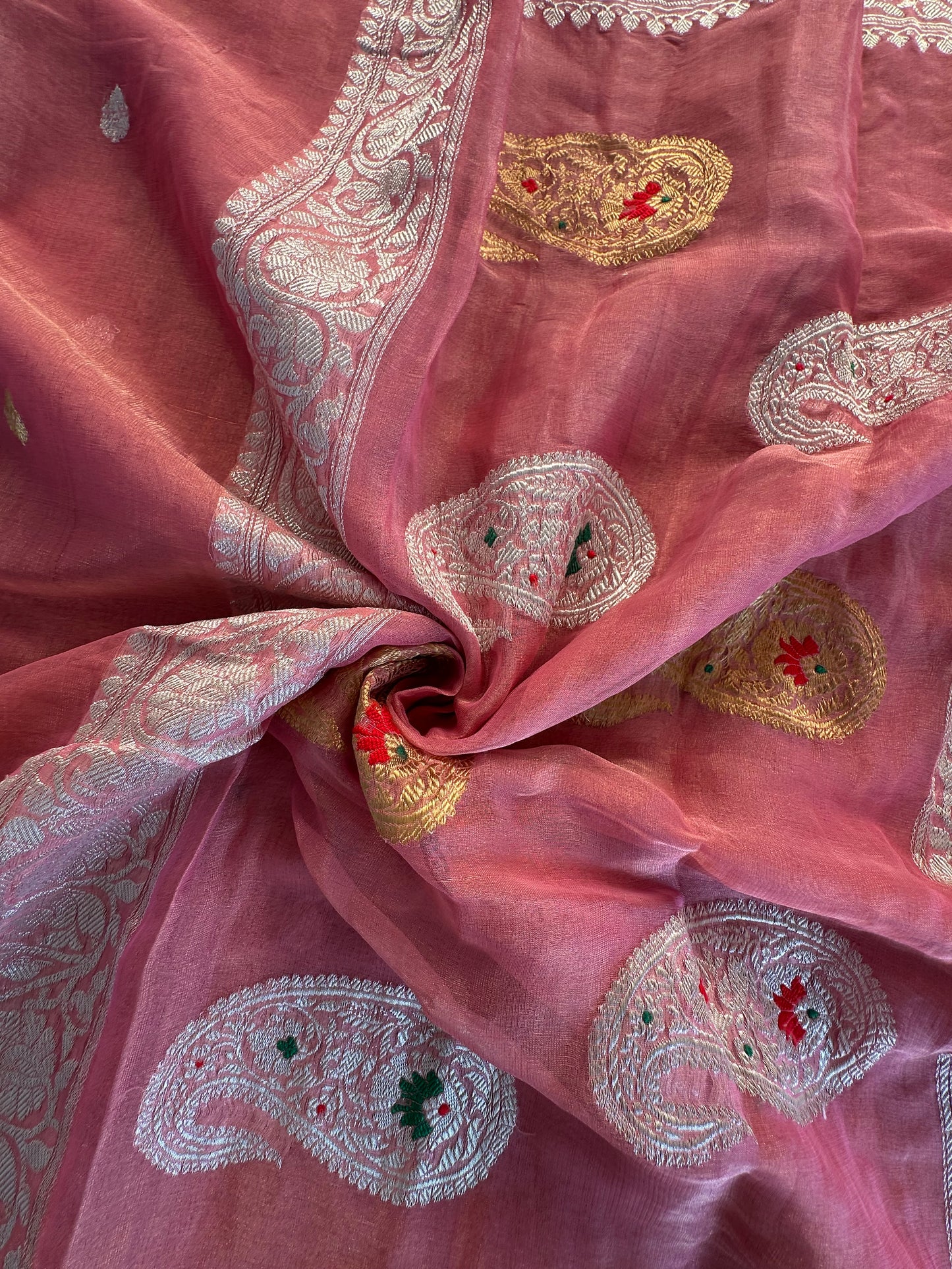 Georgette Tissue Saree