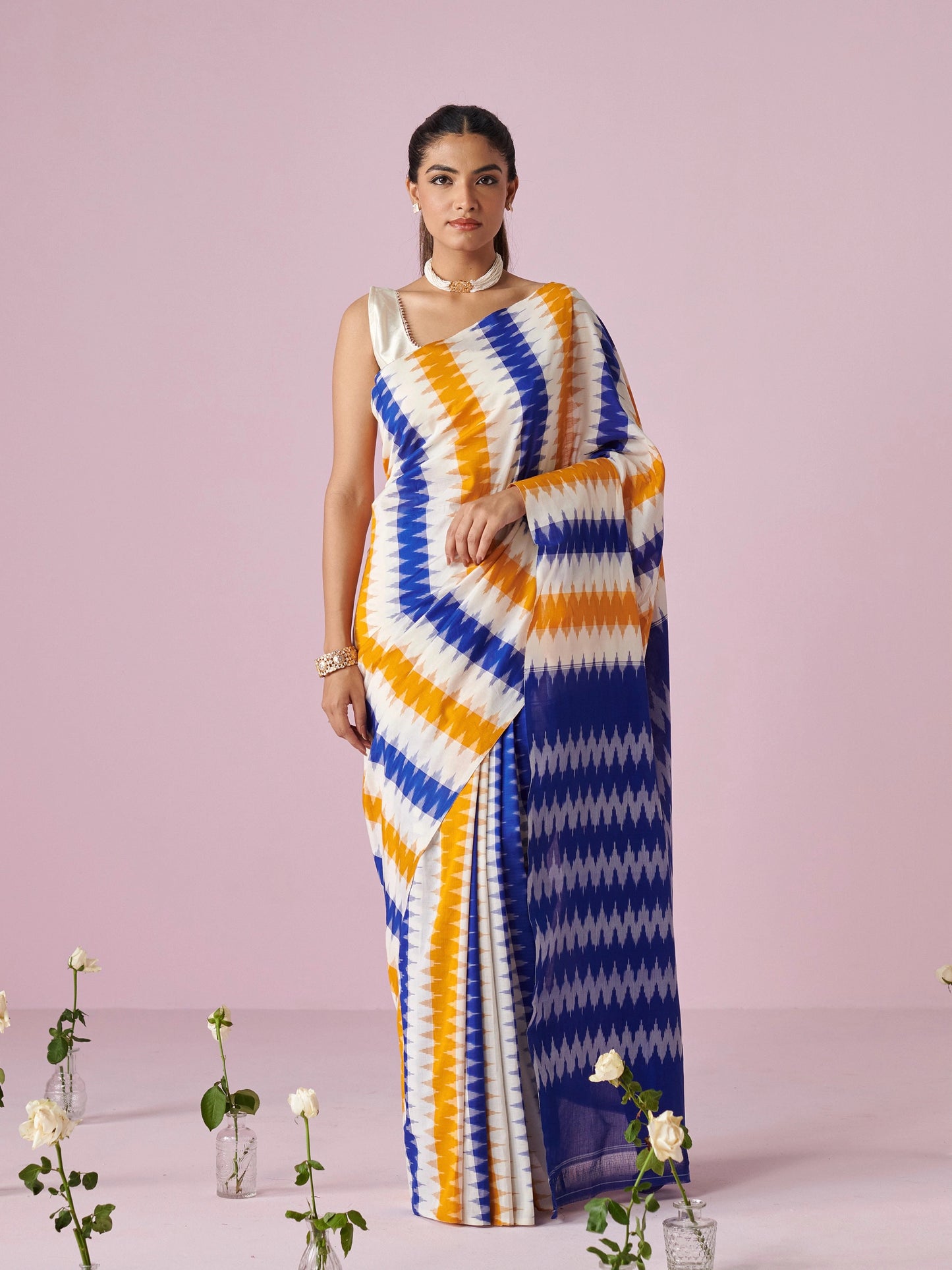 Ikkat Cotton Saree
