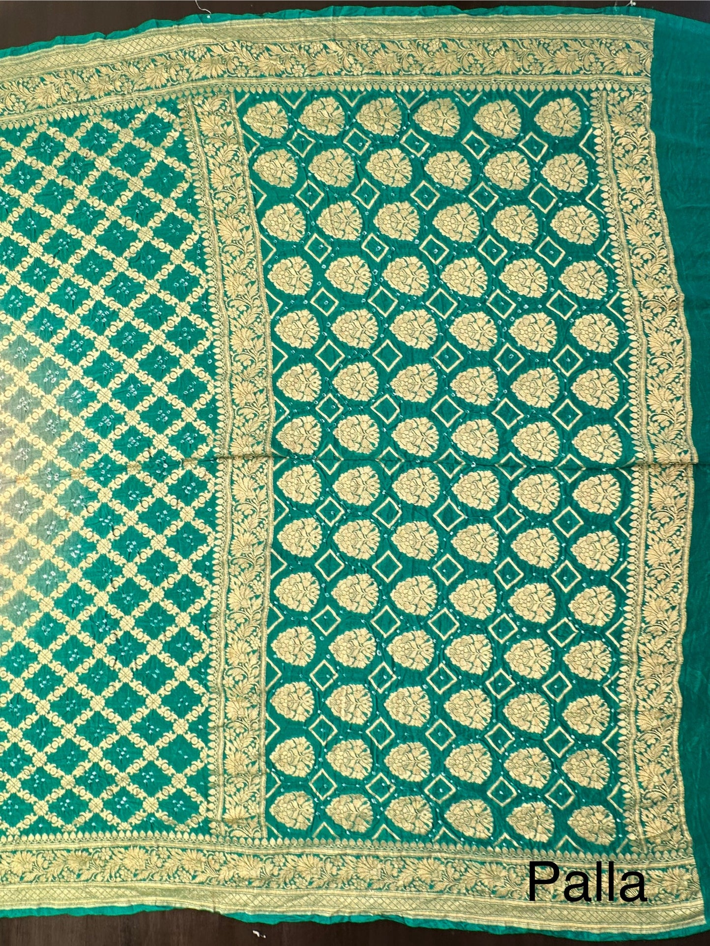 Pure Georgette Gharchola Bandhej Saree