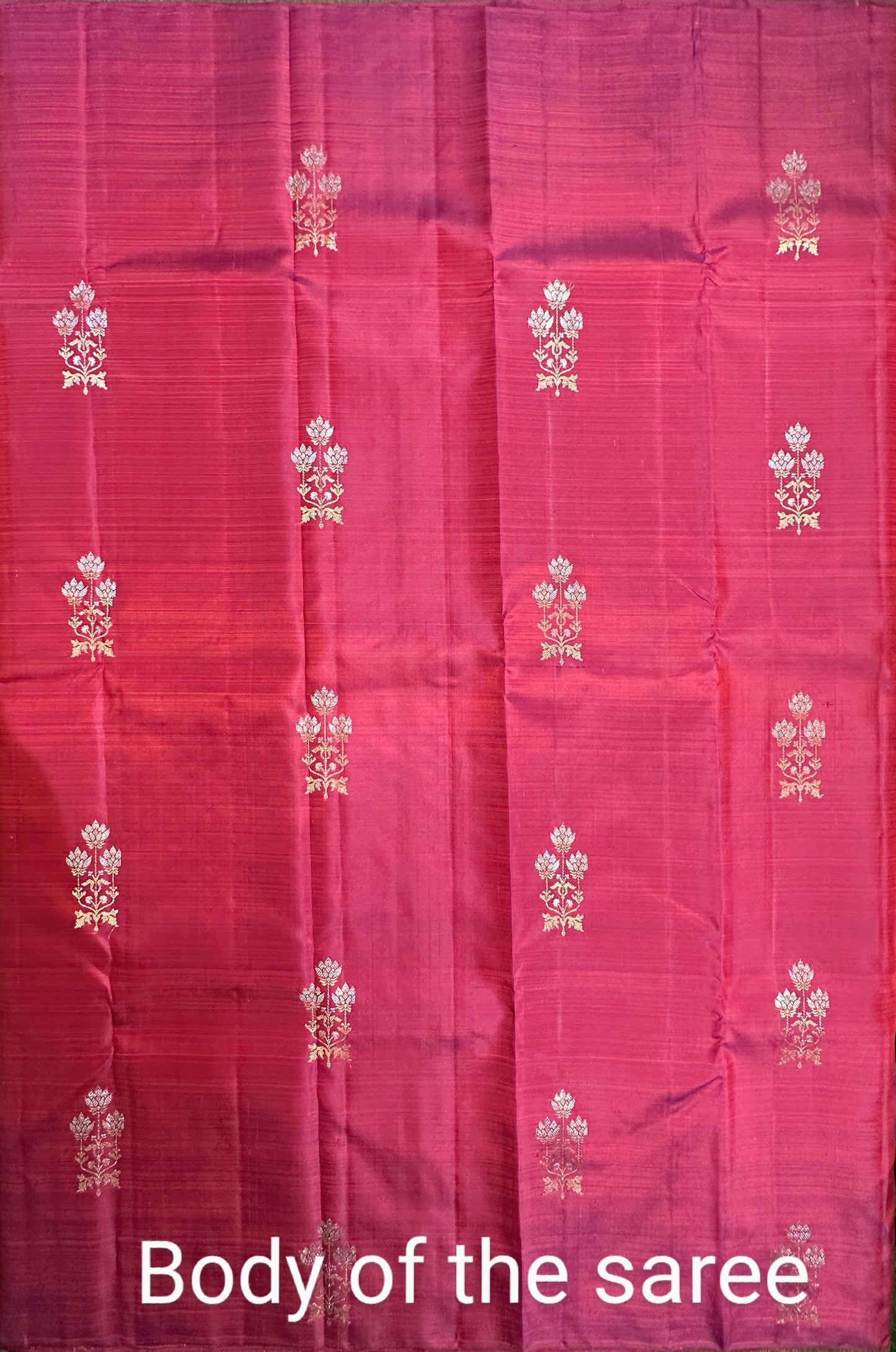 Magenta Handloom Kanjivaram Pure Silk Saree