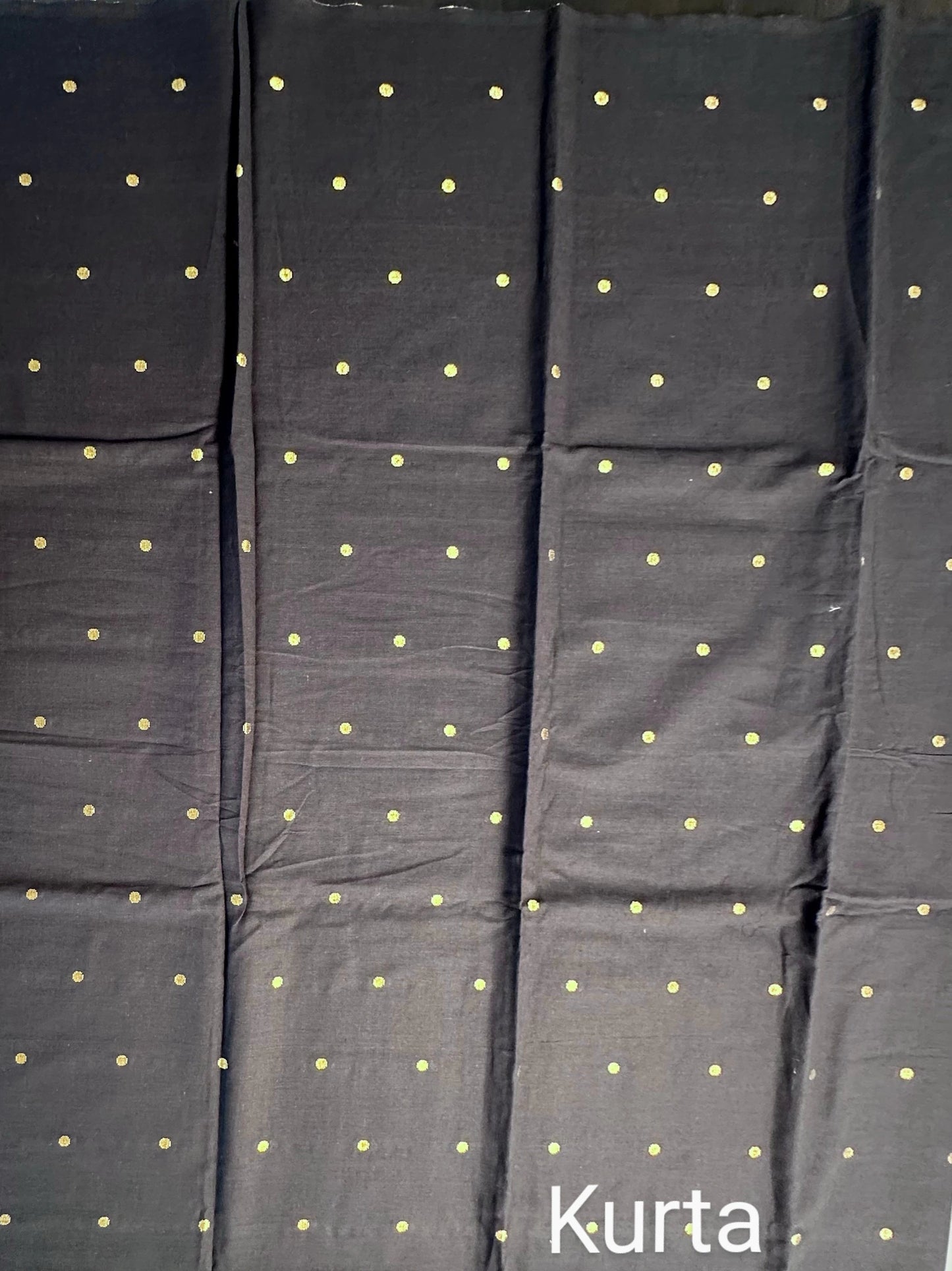 Black-Maroon Handloom Cotton Suit